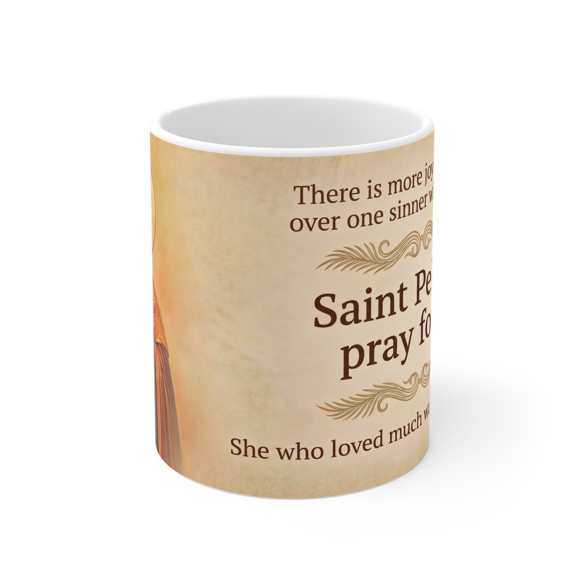 Saint Pelagia the Penitent White Coffee Mug