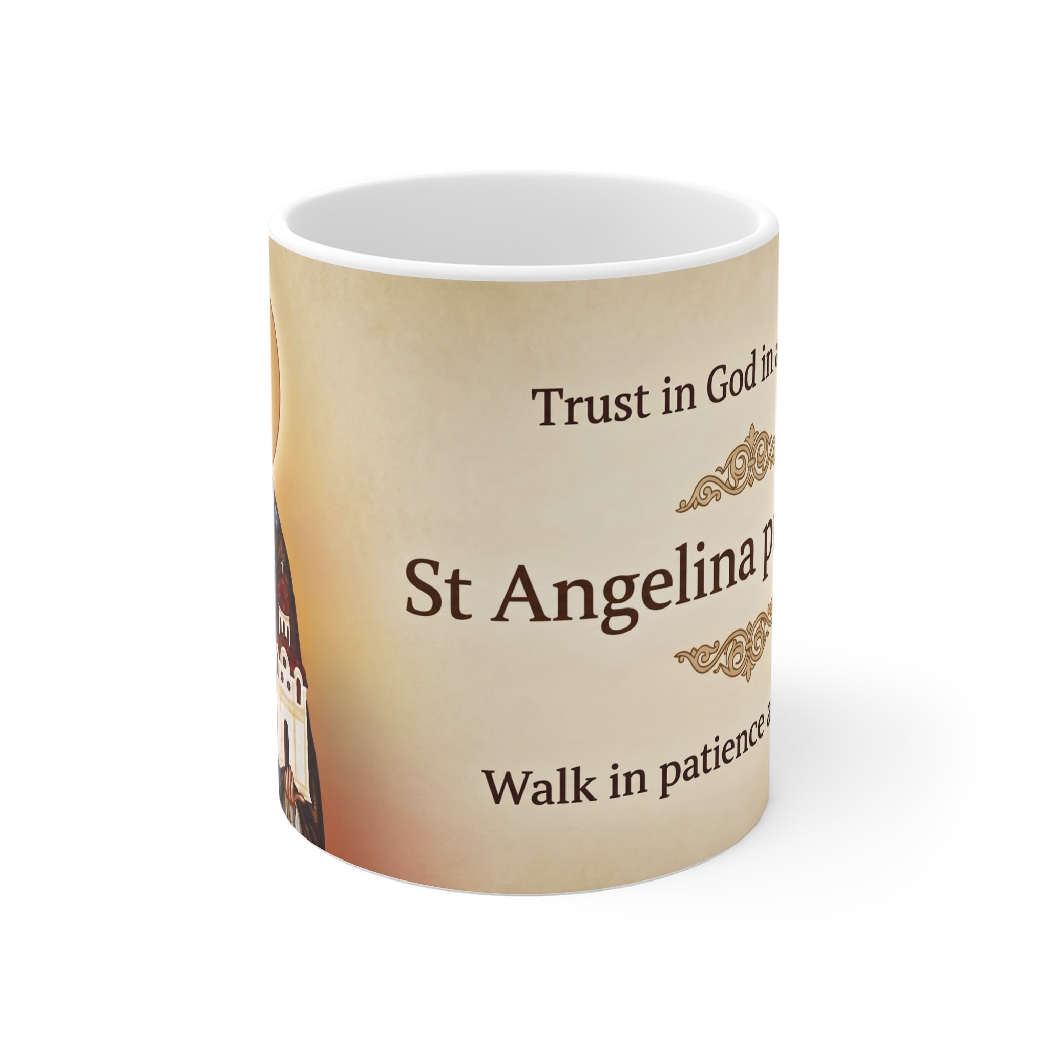 Saint Angelina of Serbia Orthodox Christian Coffee Mug — Orthodox Mug Gift