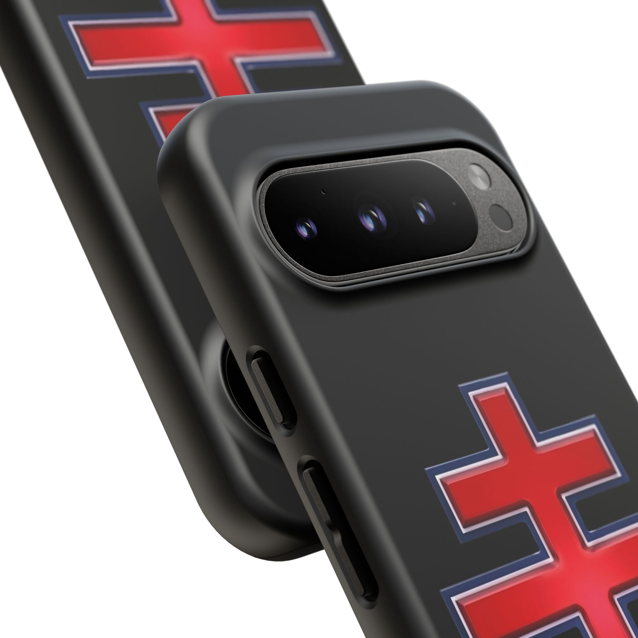 Montenegrin Orthodox Cross design on a matte phone case — additional view 7