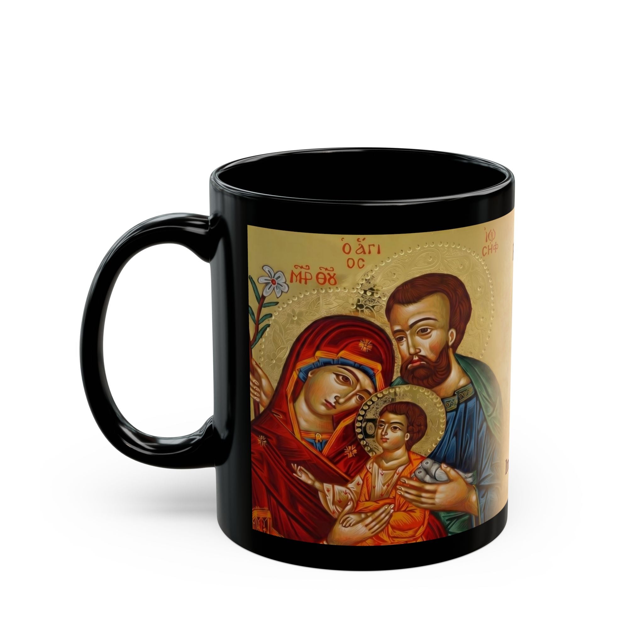 Saint Joseph the Betrothed Black Coffee Mug