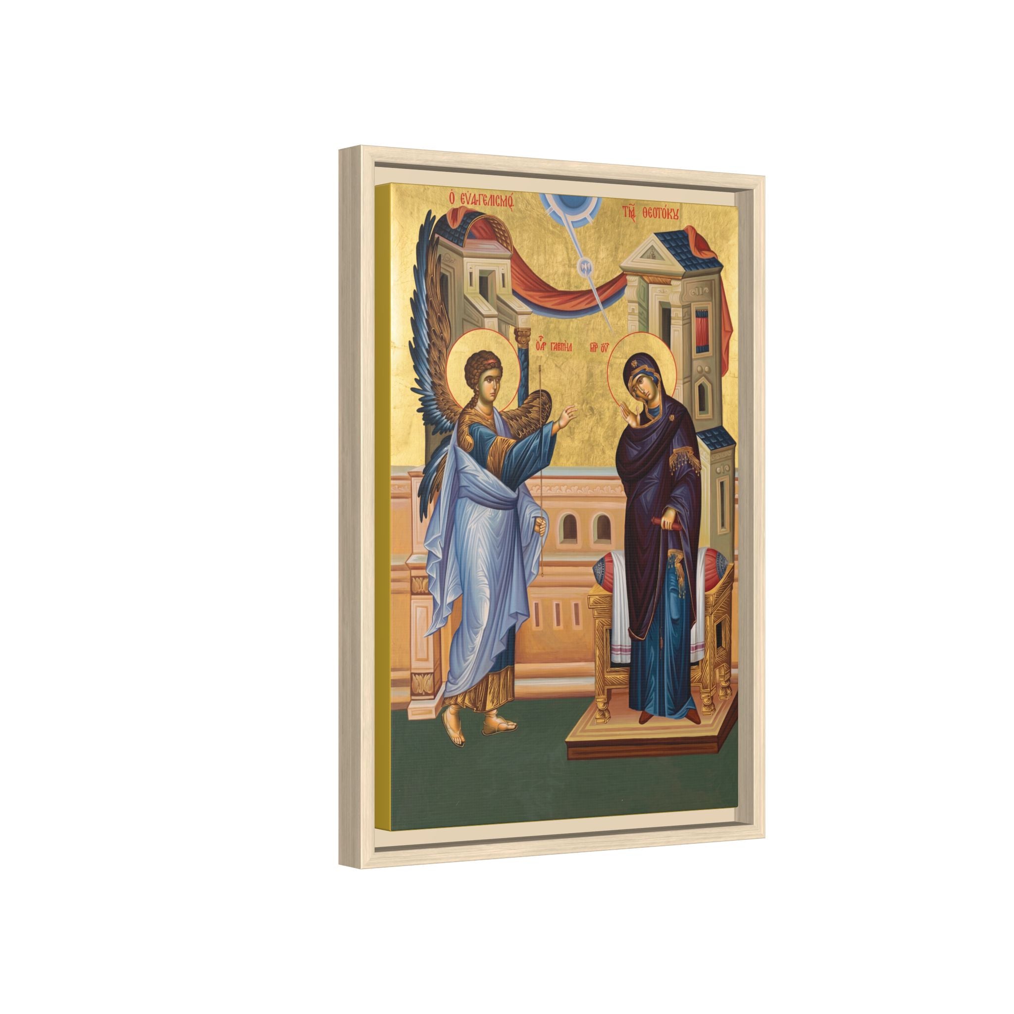 Annunciation Framed Canvas Icon