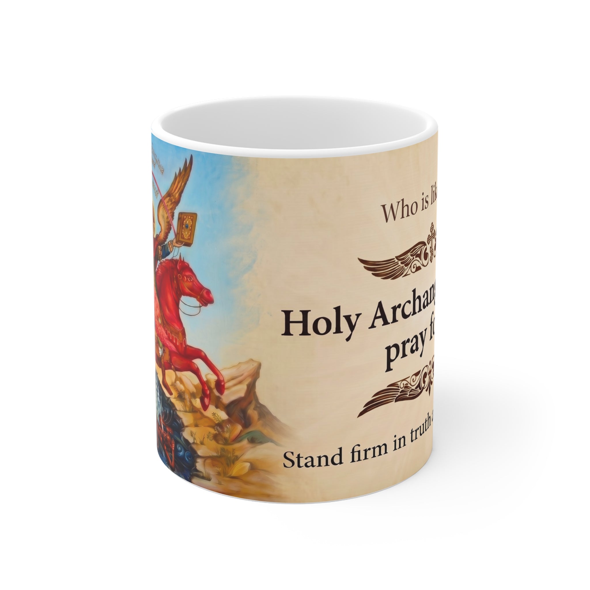 Archangel Michael Orthodox Christian Coffee Mug — Orthodox Mug Gift