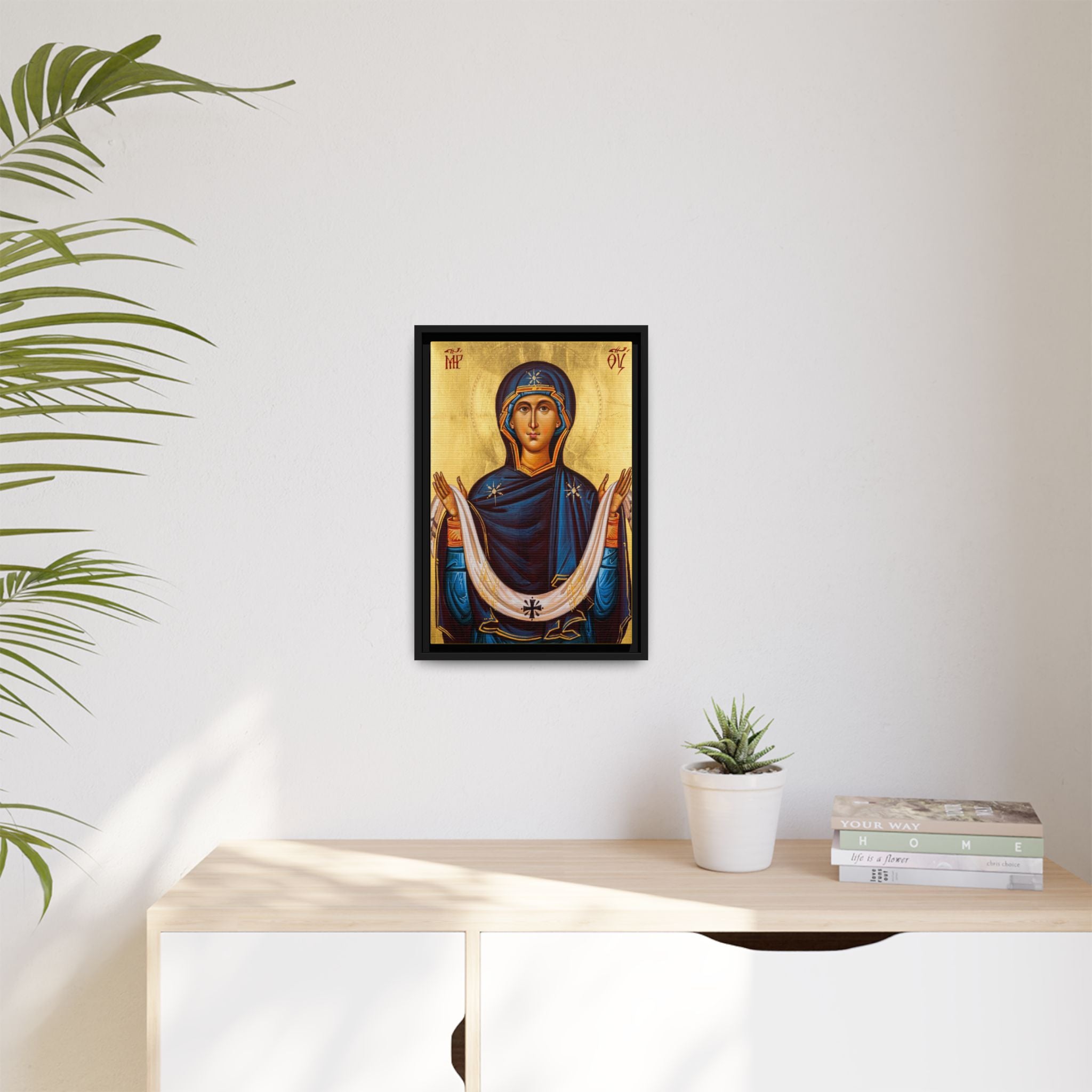 Protection of the Theotokos Pokrov Framed Canvas Icon
