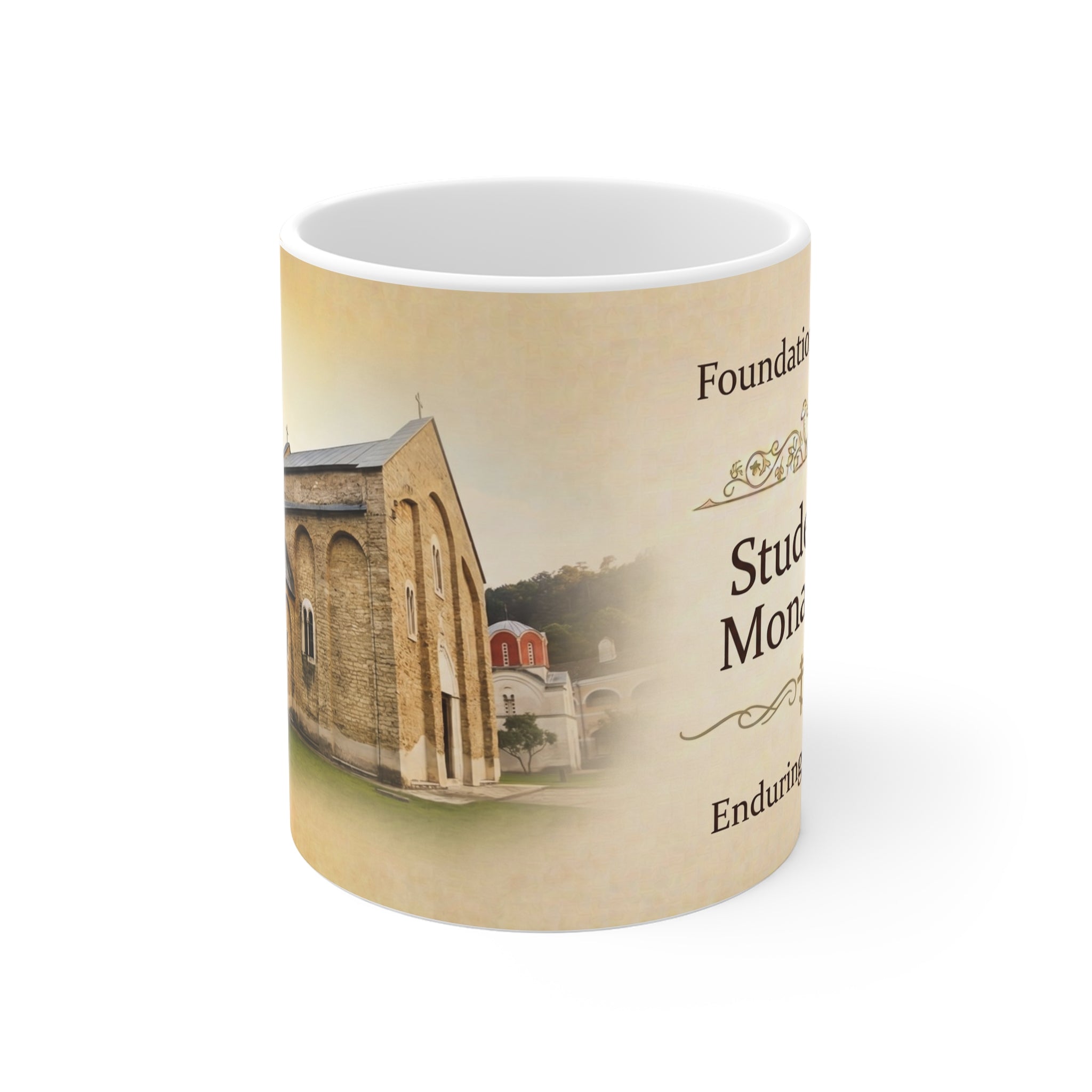 Studenica Monastery Orthodox Christian Coffee Mug — Orthodox Mug Gift