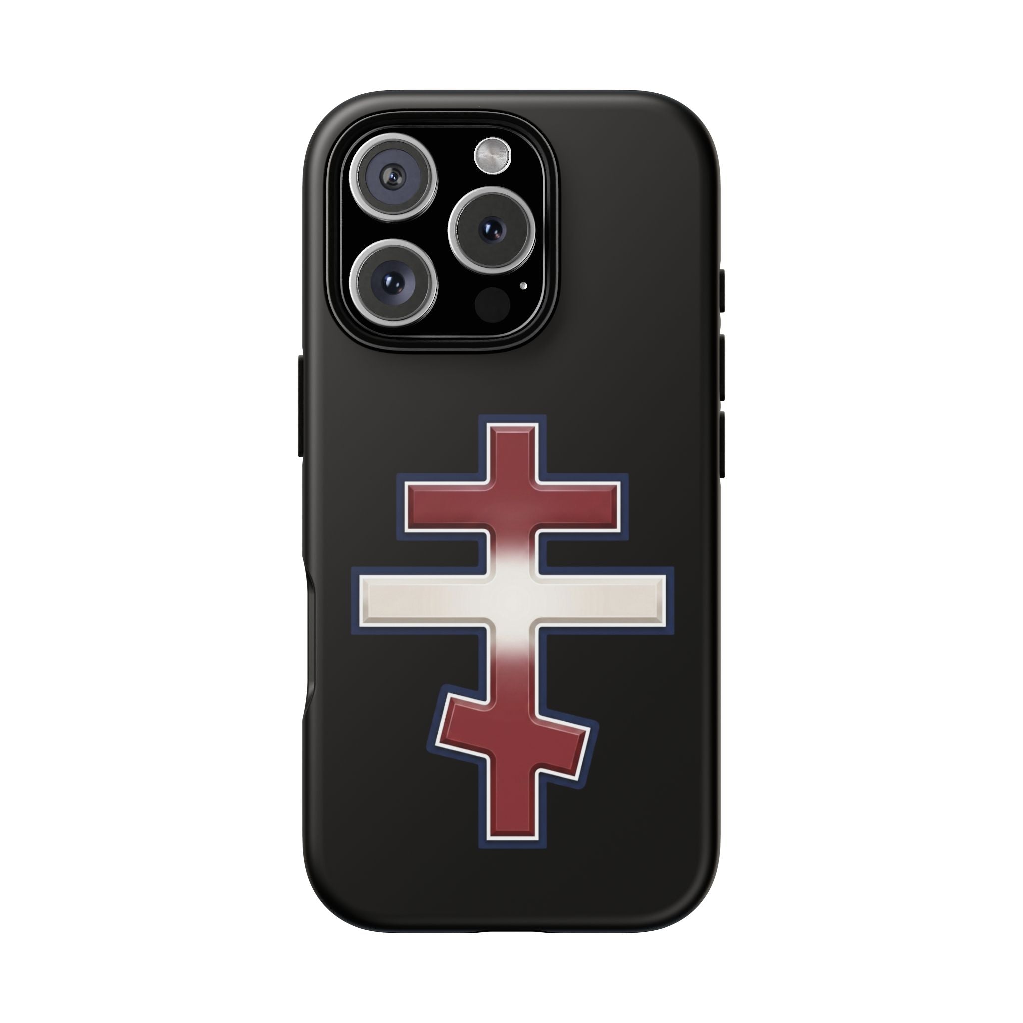 Latvian Orthodox Cross design on a matte phone case