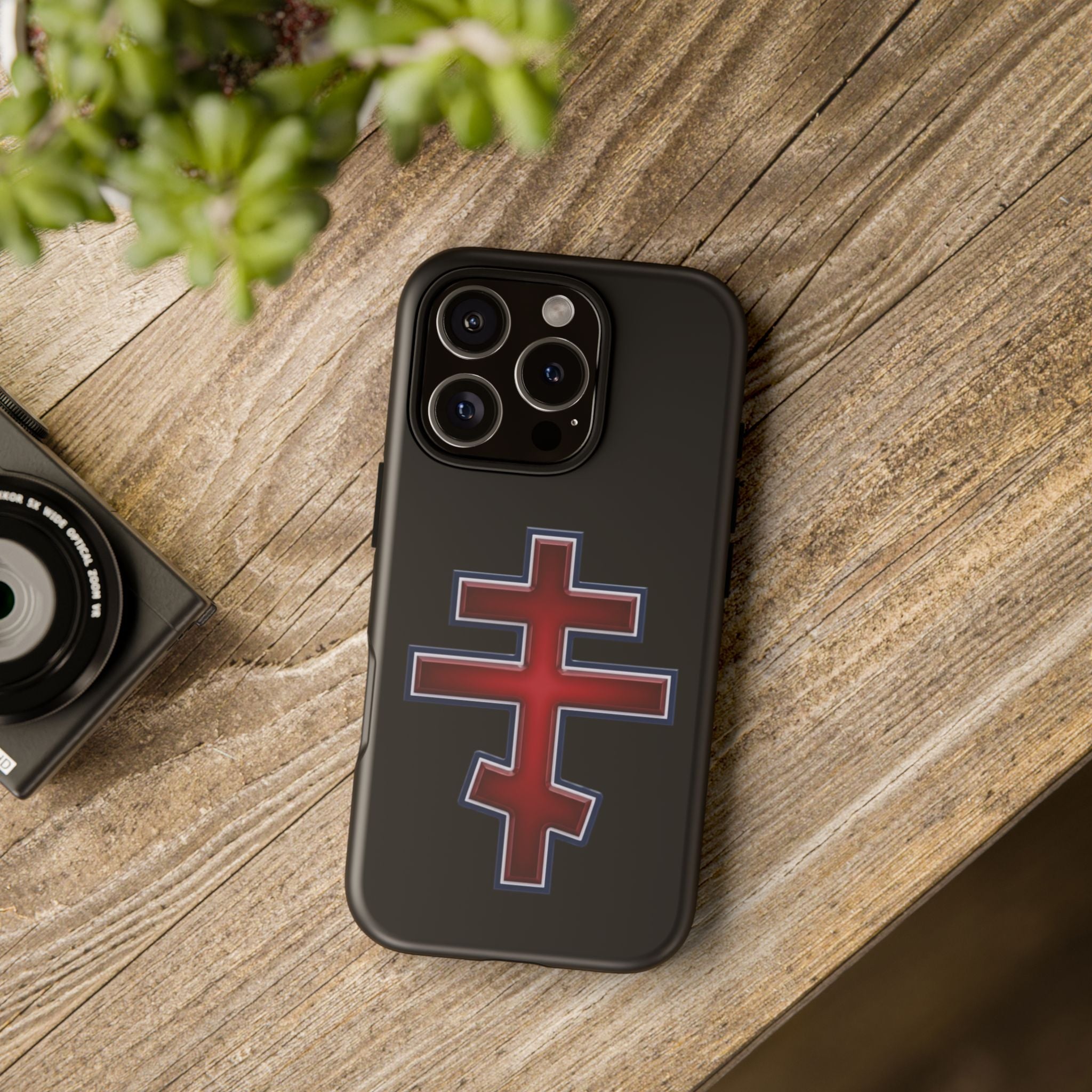Albanian Orthodox Cross design on a matte phone case — additional view 6