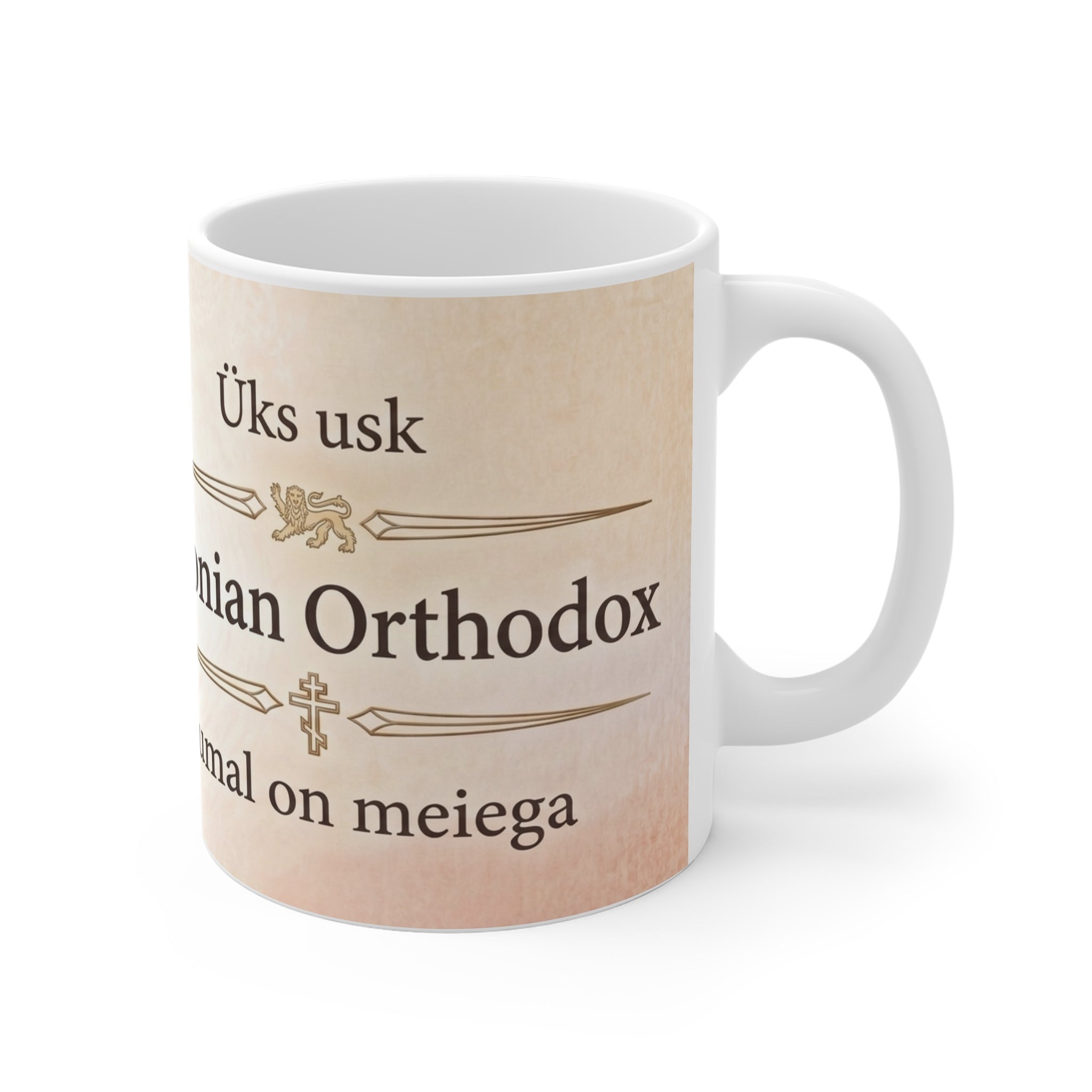 Estonian Orthodox Christian Coffee Mug — Orthodox Christian Mug