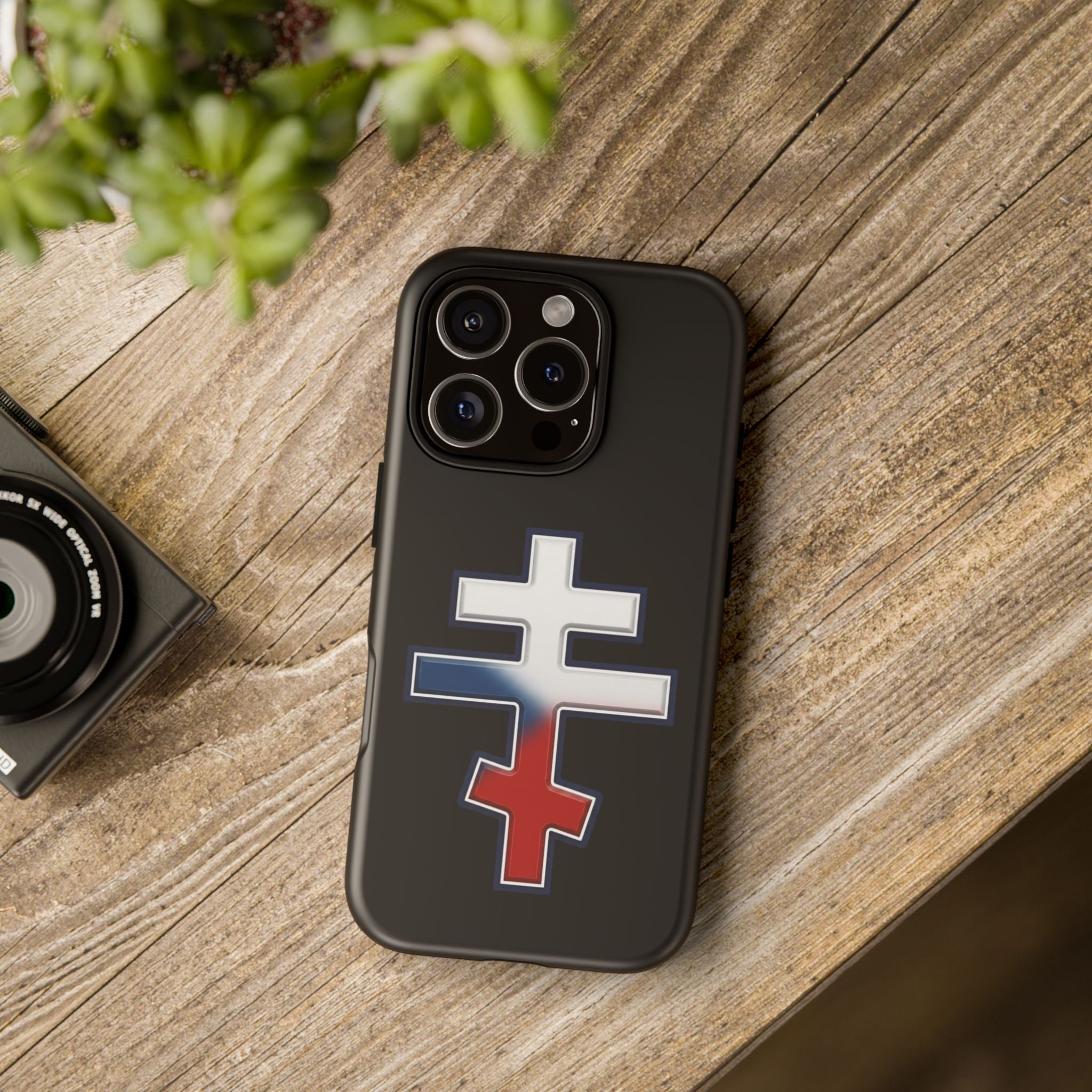 Czech Orthodox Cross design on a matte phone case — additional view 6