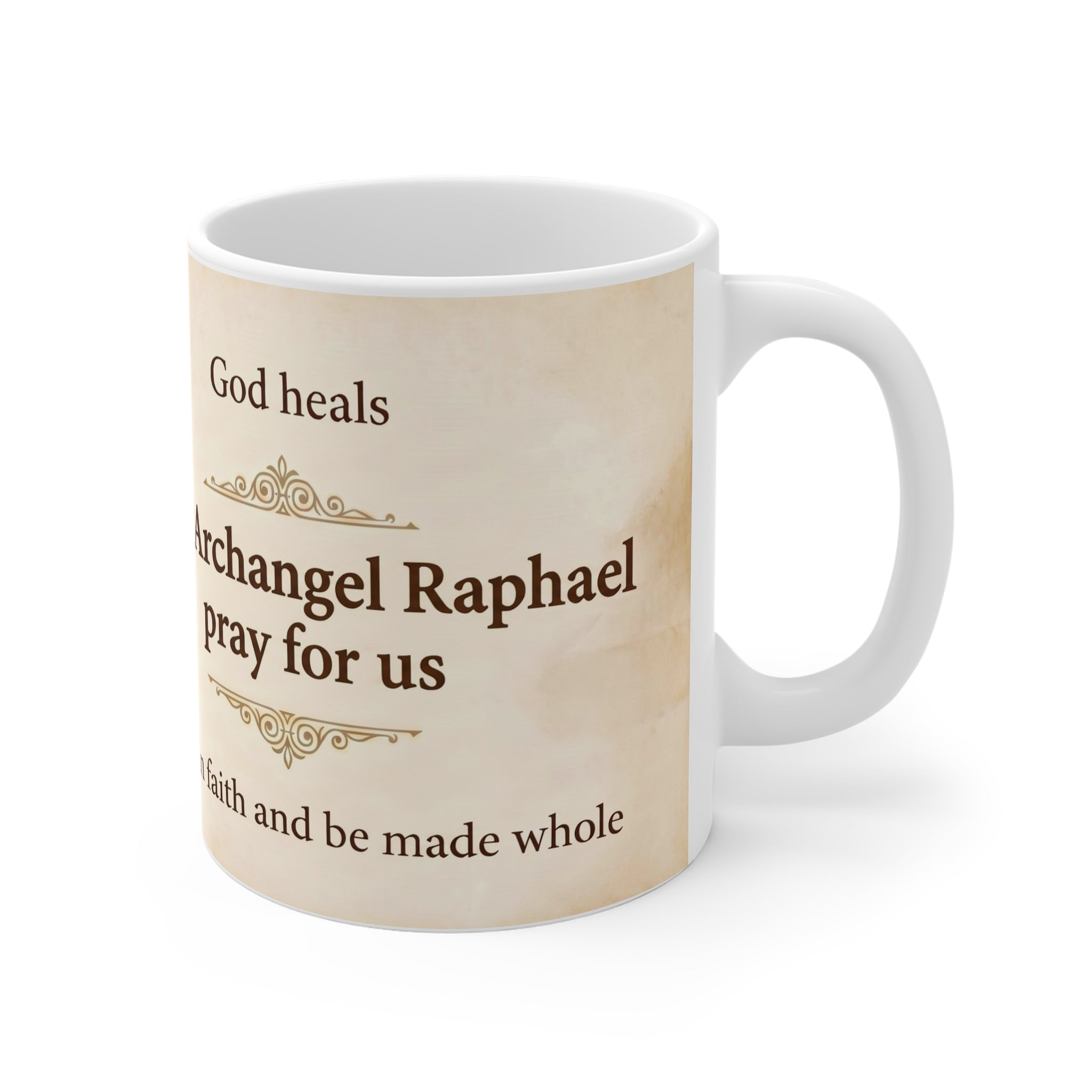 Archangel Raphael Orthodox Christian Coffee Mug — Orthodox Christian Mug