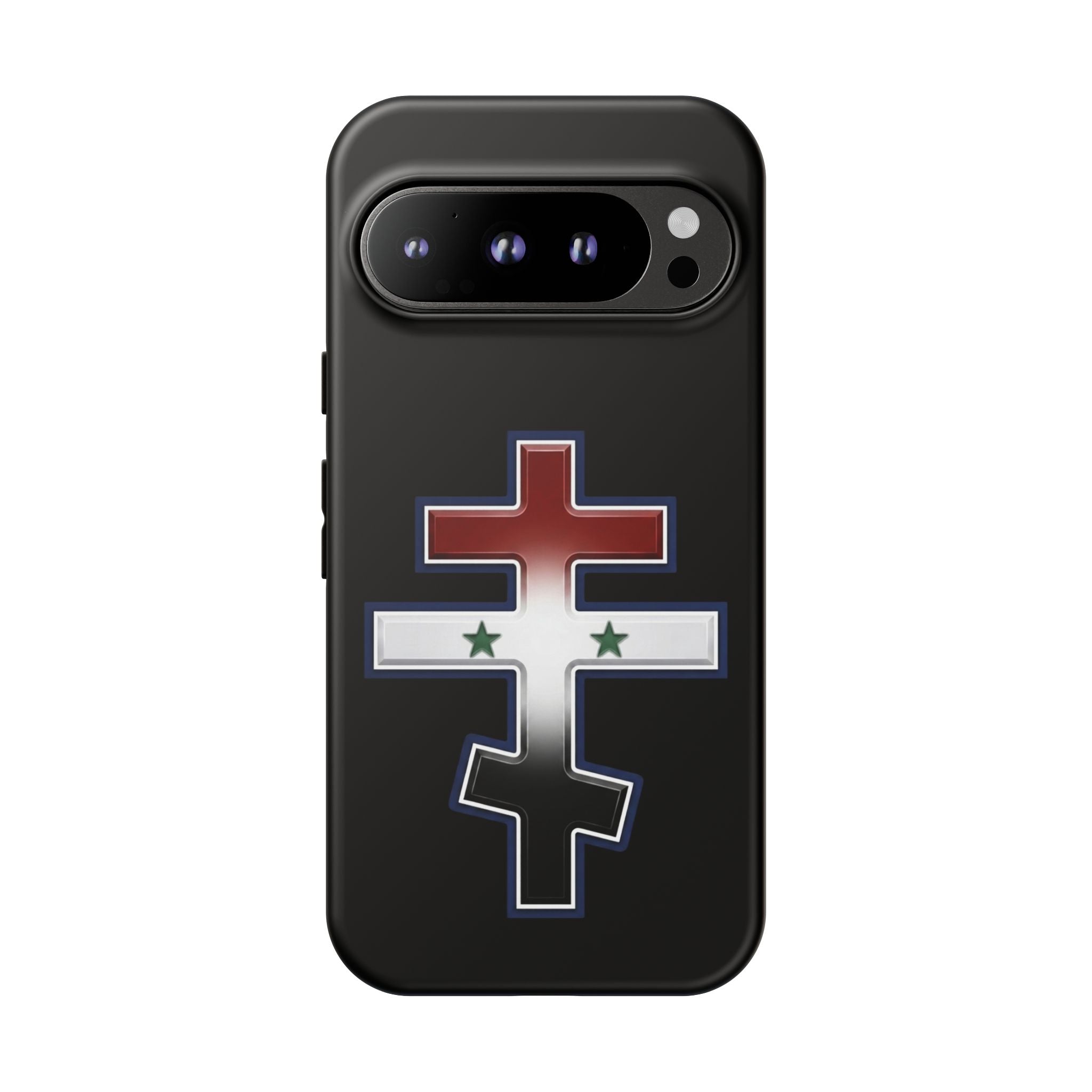 Syrian Orthodox Cross design on a matte phone case — additional view 2