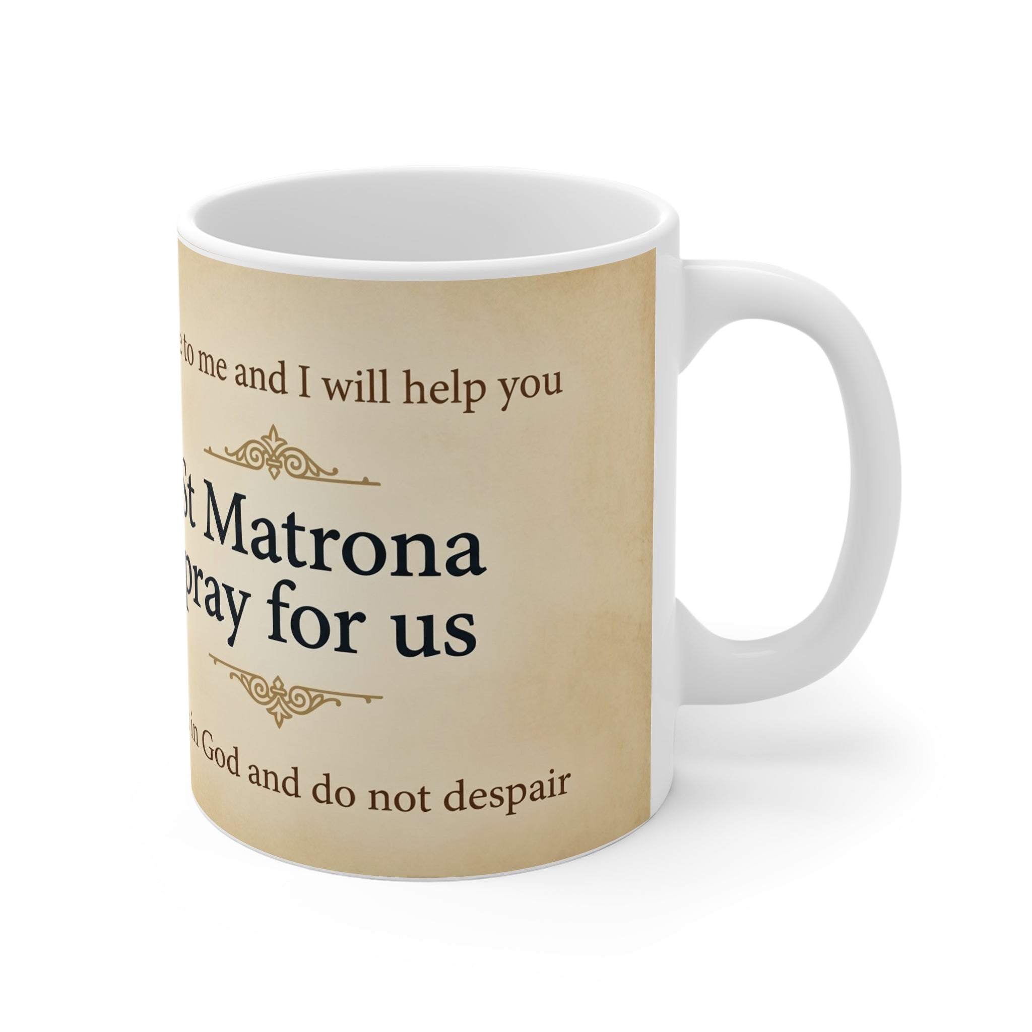 Saint Matrona of Moscow Orthodox Christian Coffee Mug — Orthodox Christian Mug