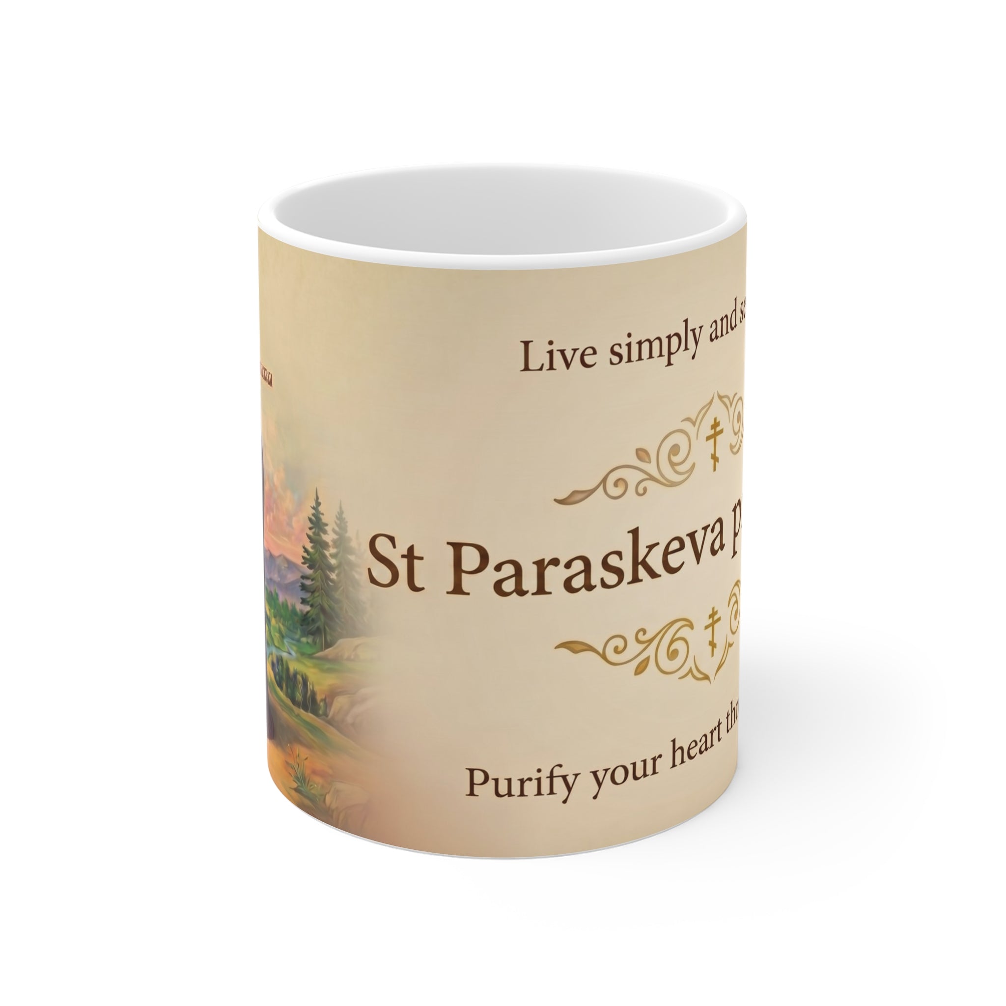 Saint Paraskeva Petka Orthodox Christian Coffee Mug — Orthodox Mug Gift