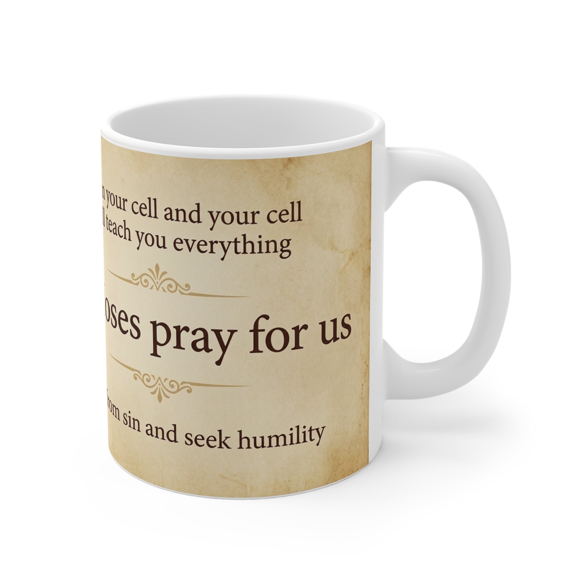 Saint Moses the Ethiopian Orthodox Christian Coffee Mug — Orthodox Christian Mug