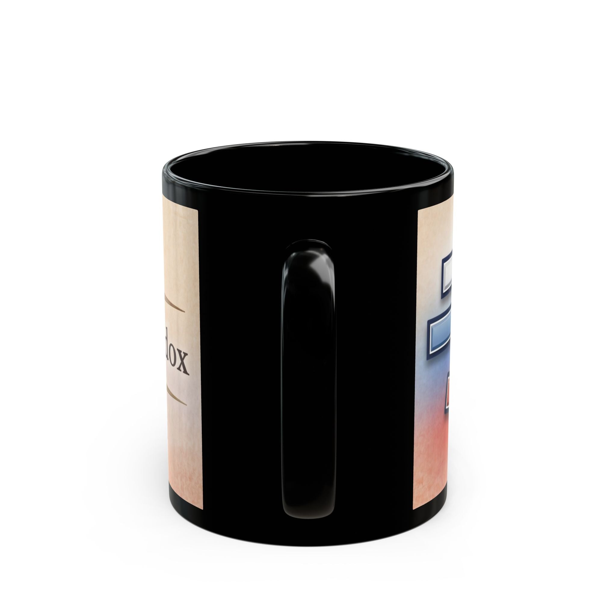 Slovak Orthodox Christian Black Coffee Mug — Orthodox Faith Gift