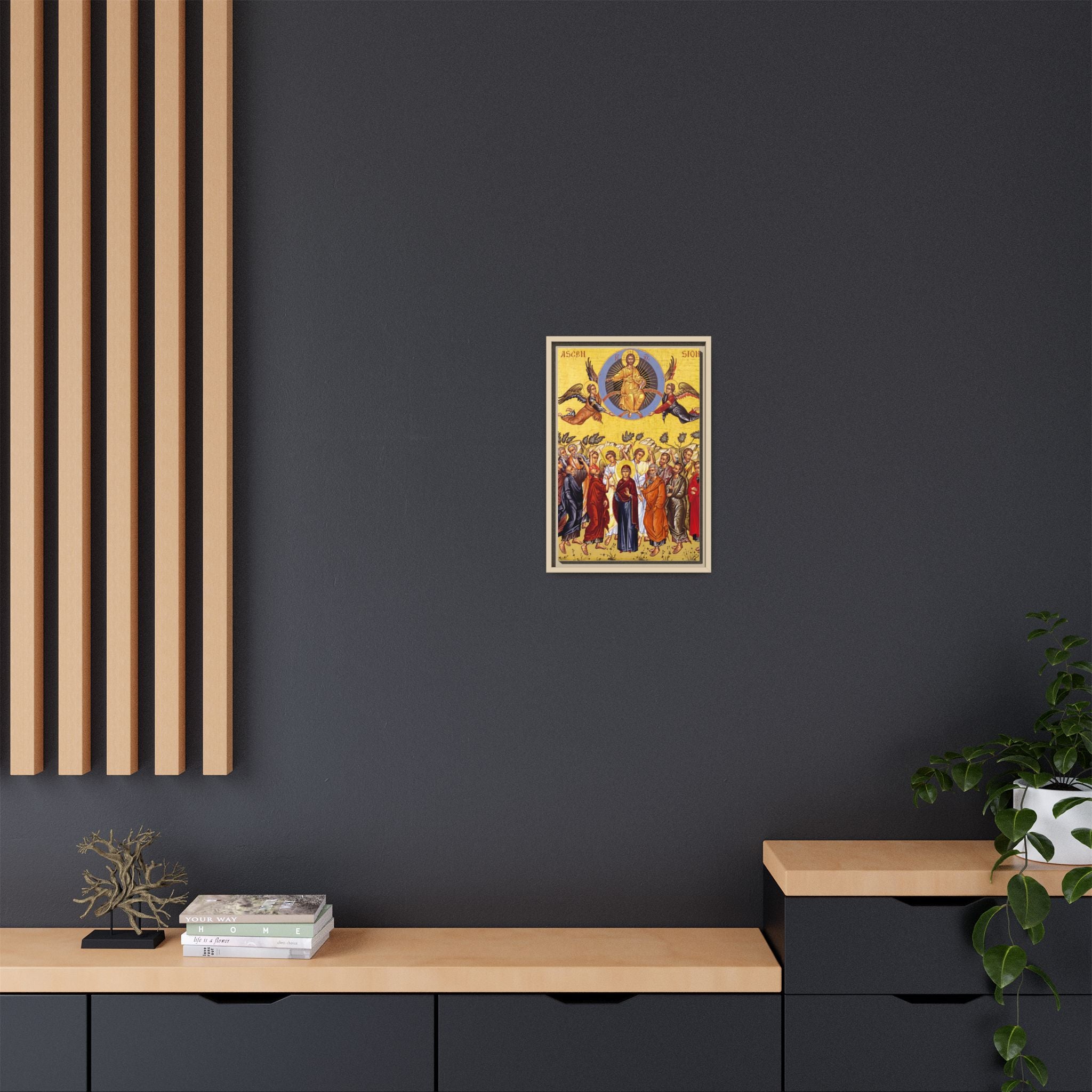 The Ascension Framed Canvas Icon