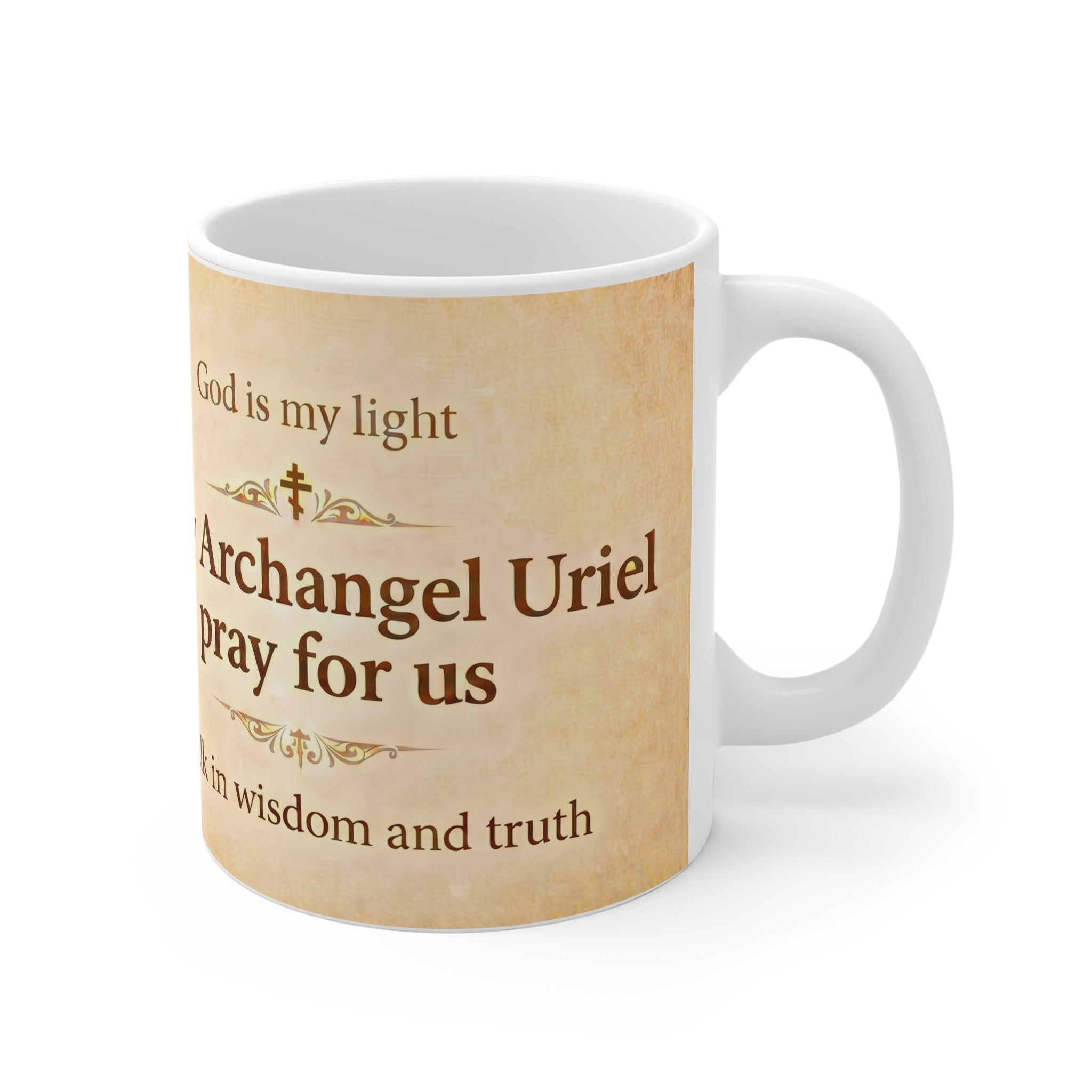 Archangel Uriel Orthodox Christian Coffee Mug — Orthodox Christian Mug