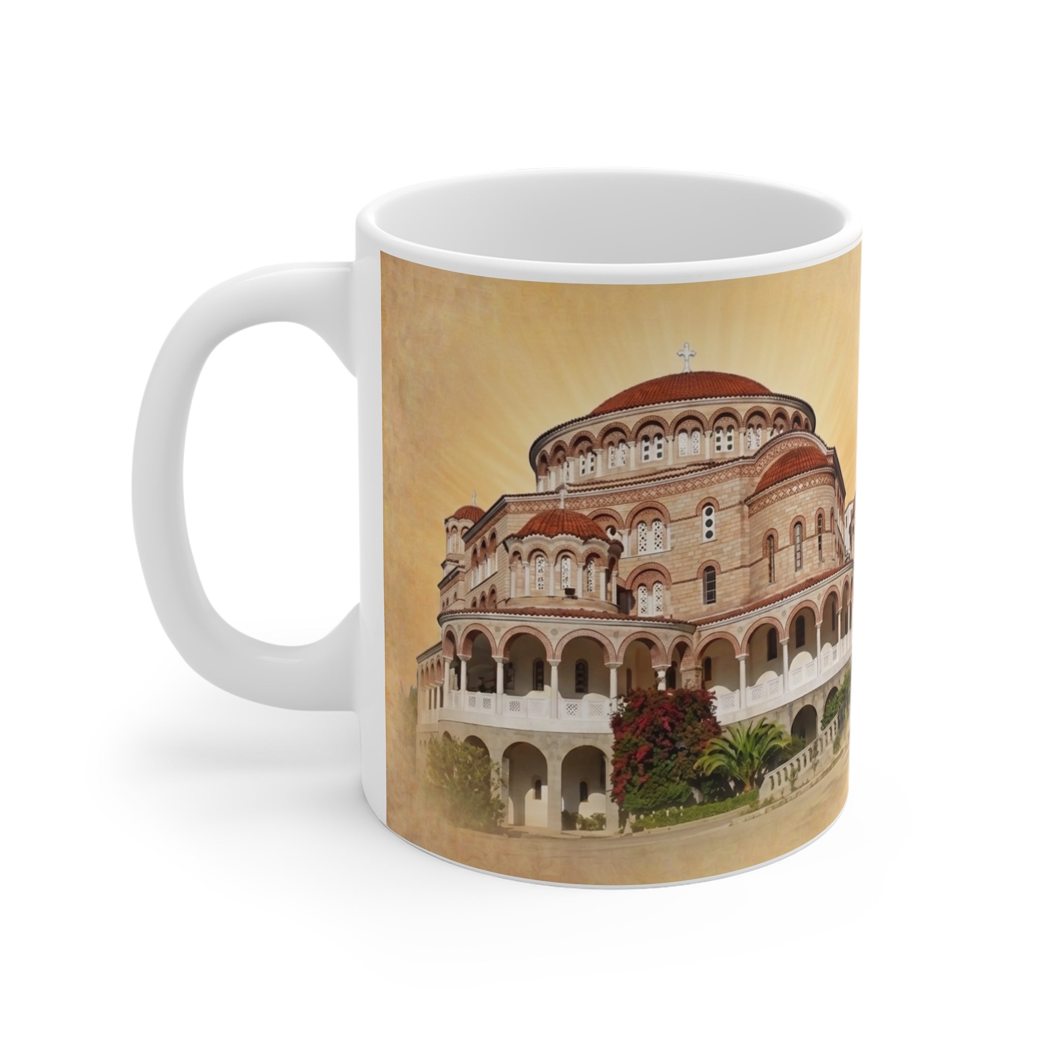Saint Nektarios Monastery Orthodox Christian Coffee Mug — Orthodox Christian Gift