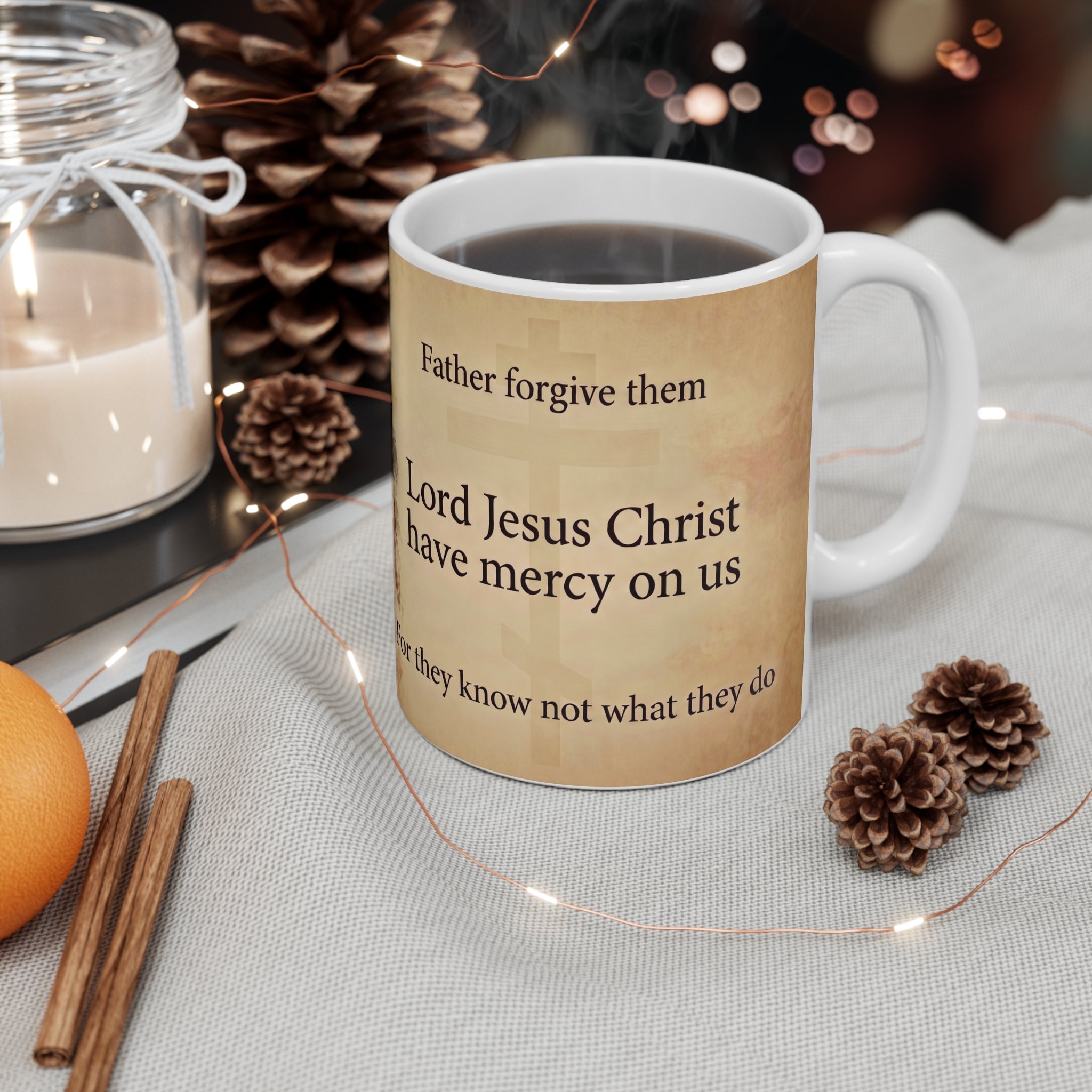 Crucifixion of Christ Orthodox Christian Coffee Mug — Orthodox Coffee Mug
