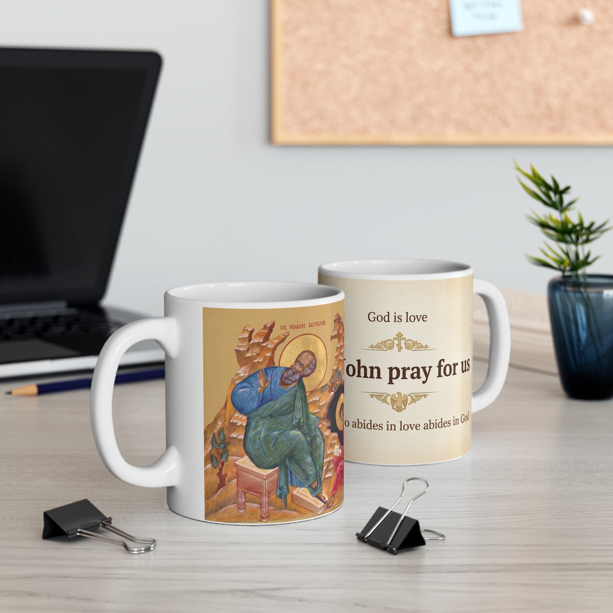 Saint John the Evangelist Orthodox Christian Coffee Mug — Christian Gift Idea
