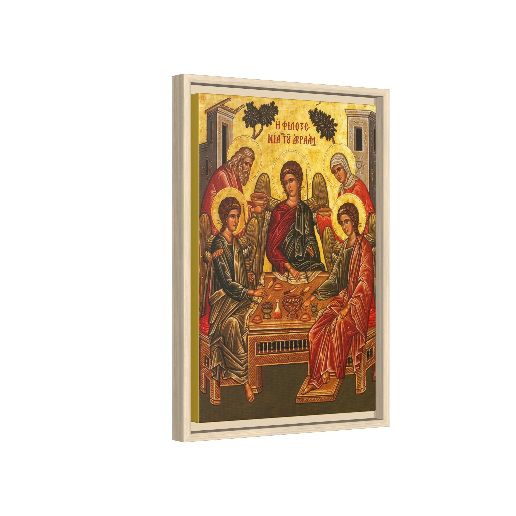 The Old Testament Trinity Framed Canvas Icon