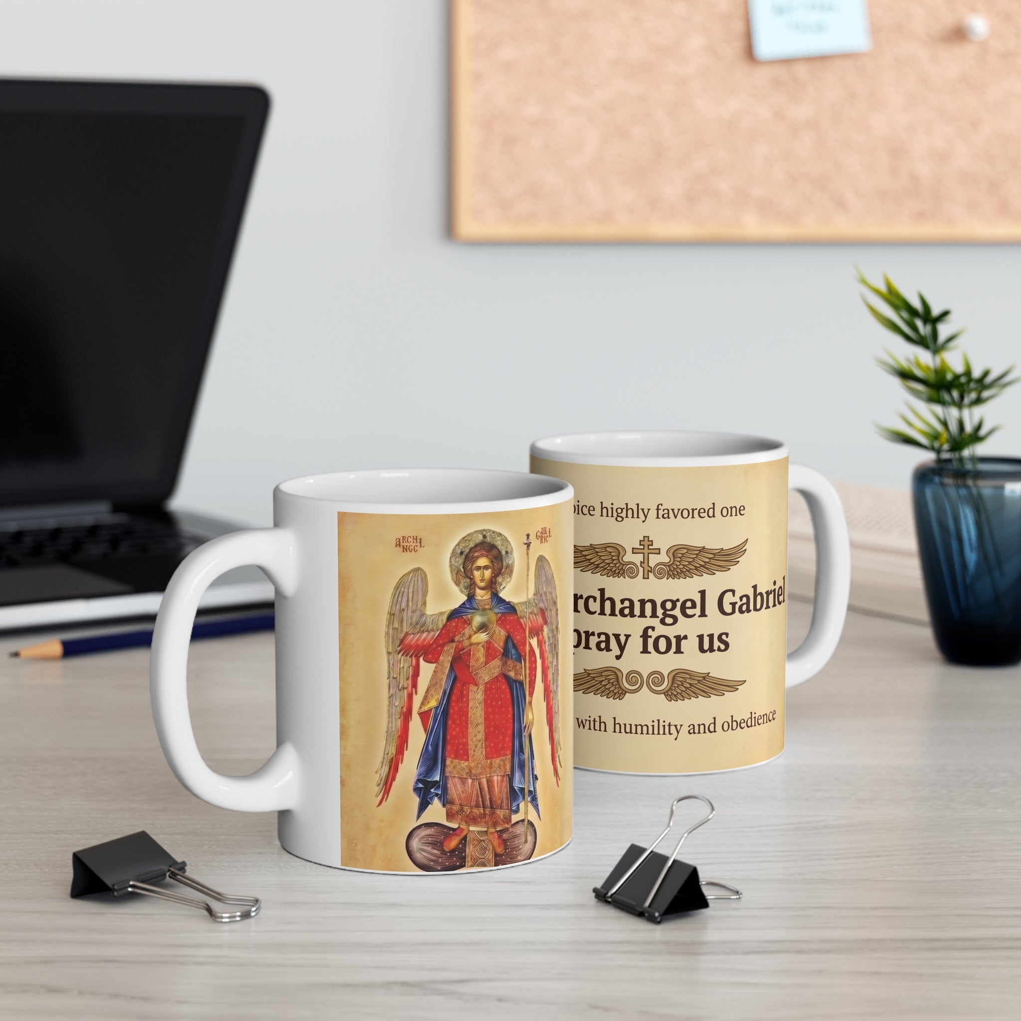 Archangel Gabriel Orthodox Christian Coffee Mug — Orthodox Coffee Mug