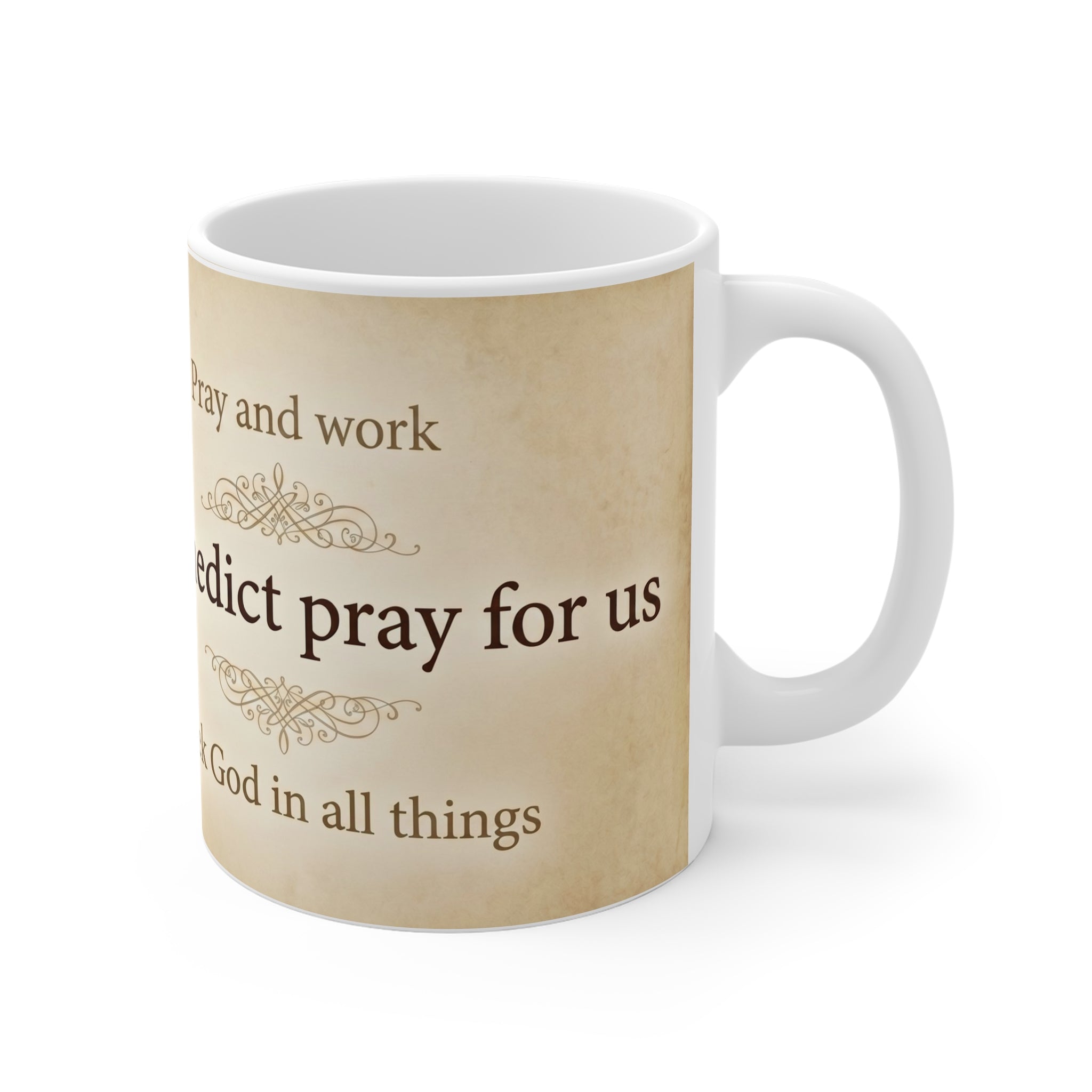 Saint Benedict of Nursia Orthodox Christian Coffee Mug — Orthodox Christian Mug