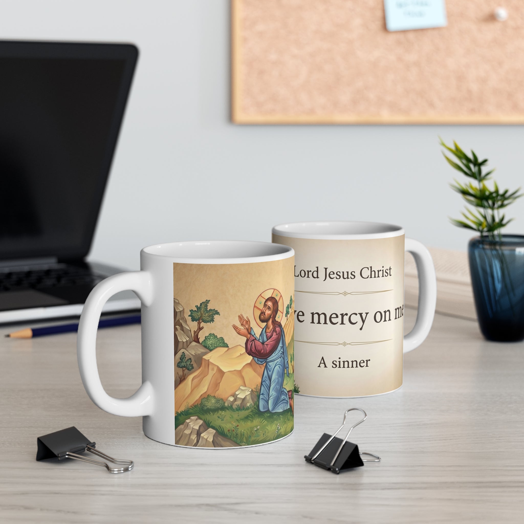Lord Jesus Christ Prayer Orthodox Christian Coffee Mug — Christian Gift Idea