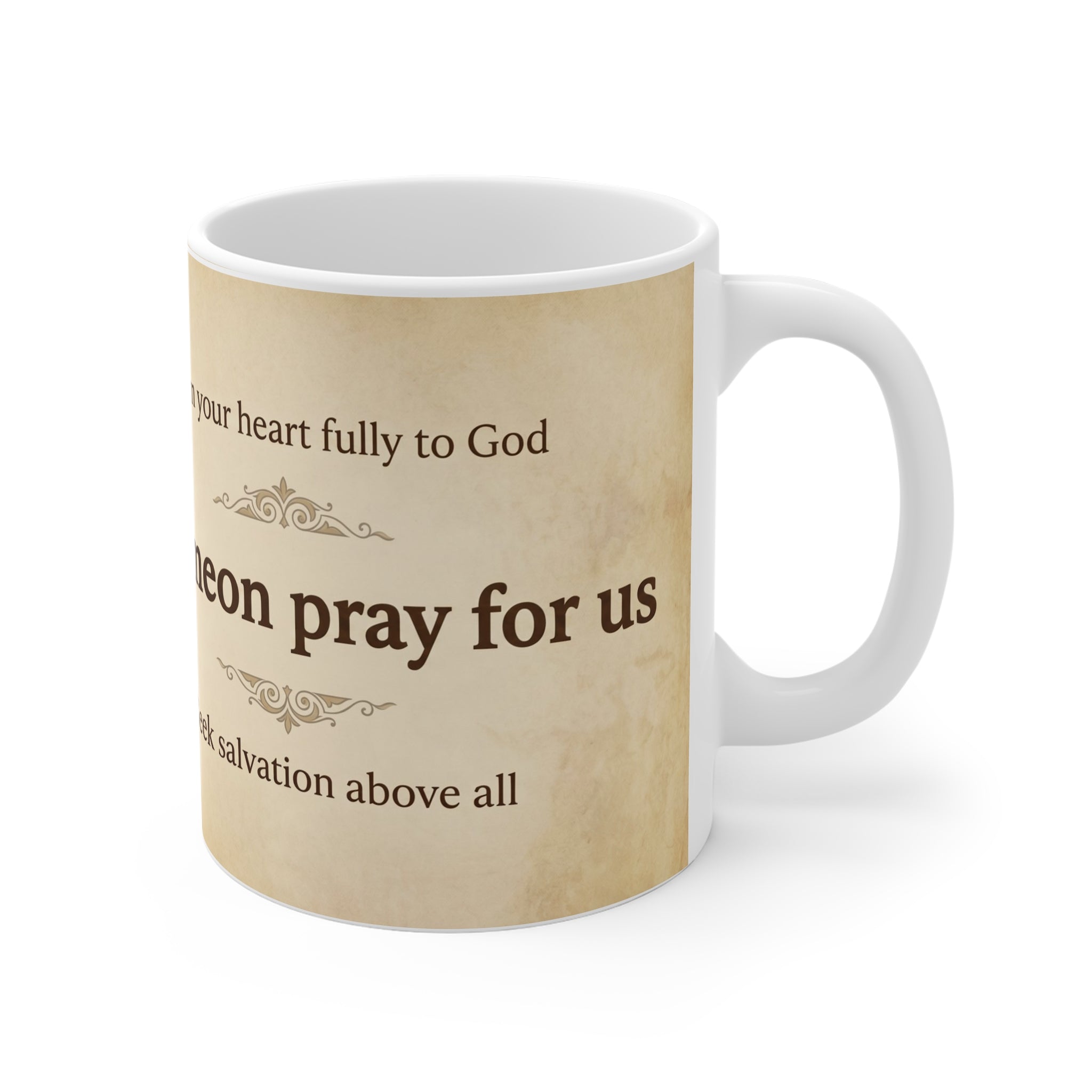 Saint Simeon the Myrrh-Streaming Orthodox Christian Coffee Mug — Orthodox Christian Mug