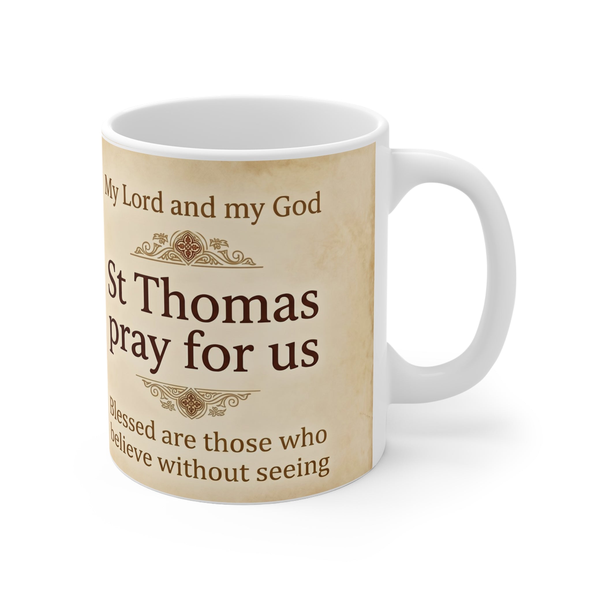 Saint Thomas the Apostle Orthodox Christian Coffee Mug — Orthodox Christian Mug