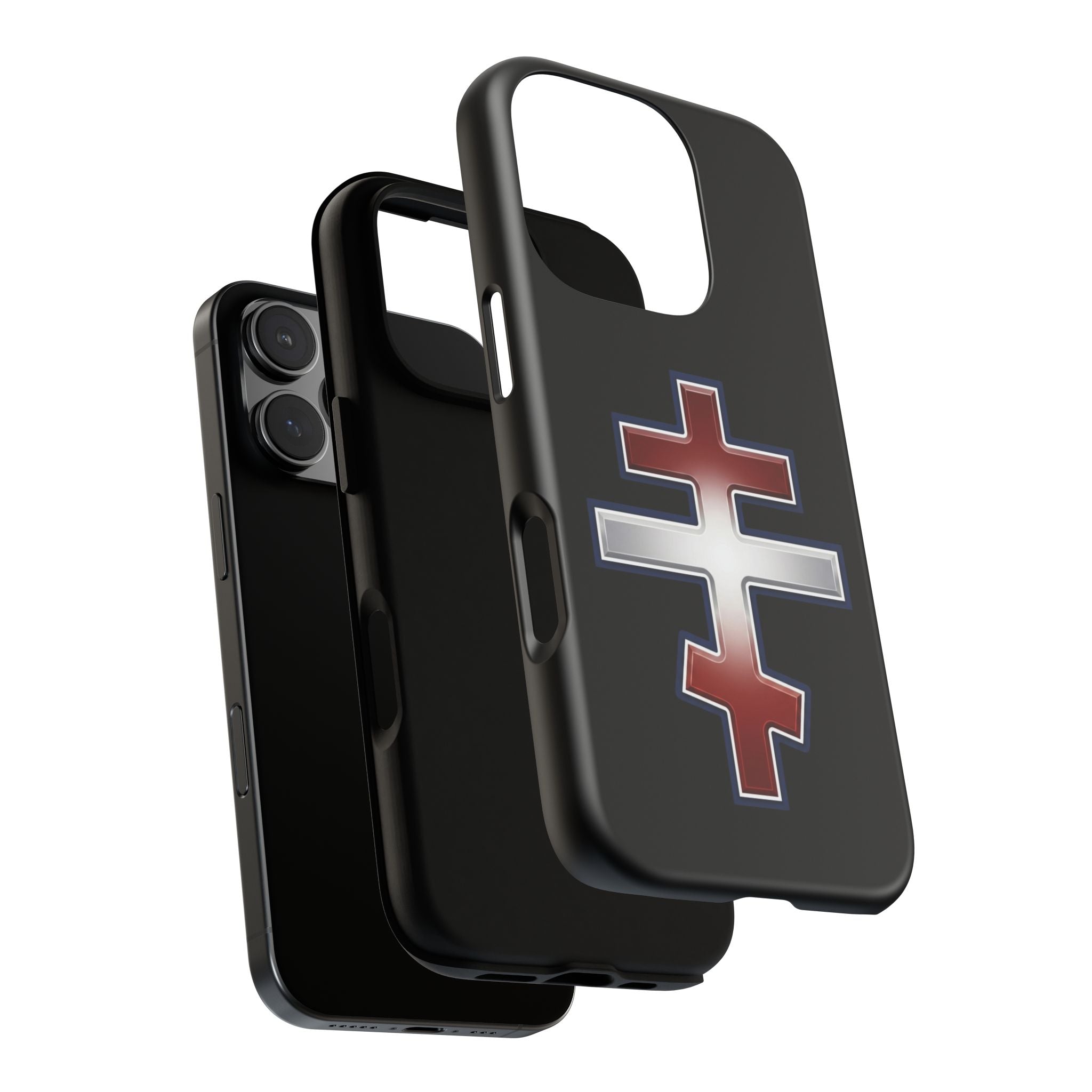 Lebanese Orthodox Cross design on a matte phone case — additional view 5