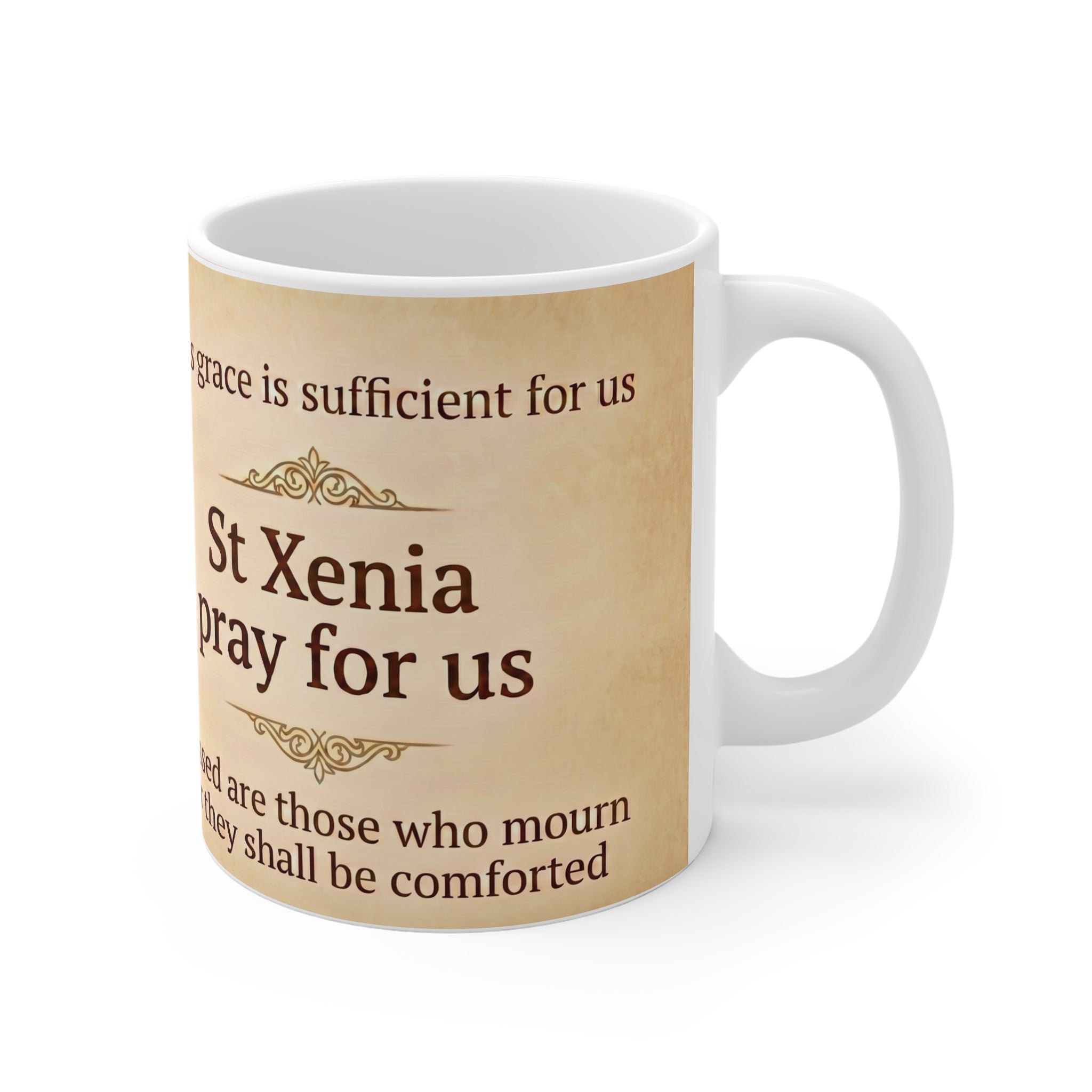 Saint Xenia of Saint Petersburg Orthodox Christian Coffee Mug — Orthodox Christian Mug
