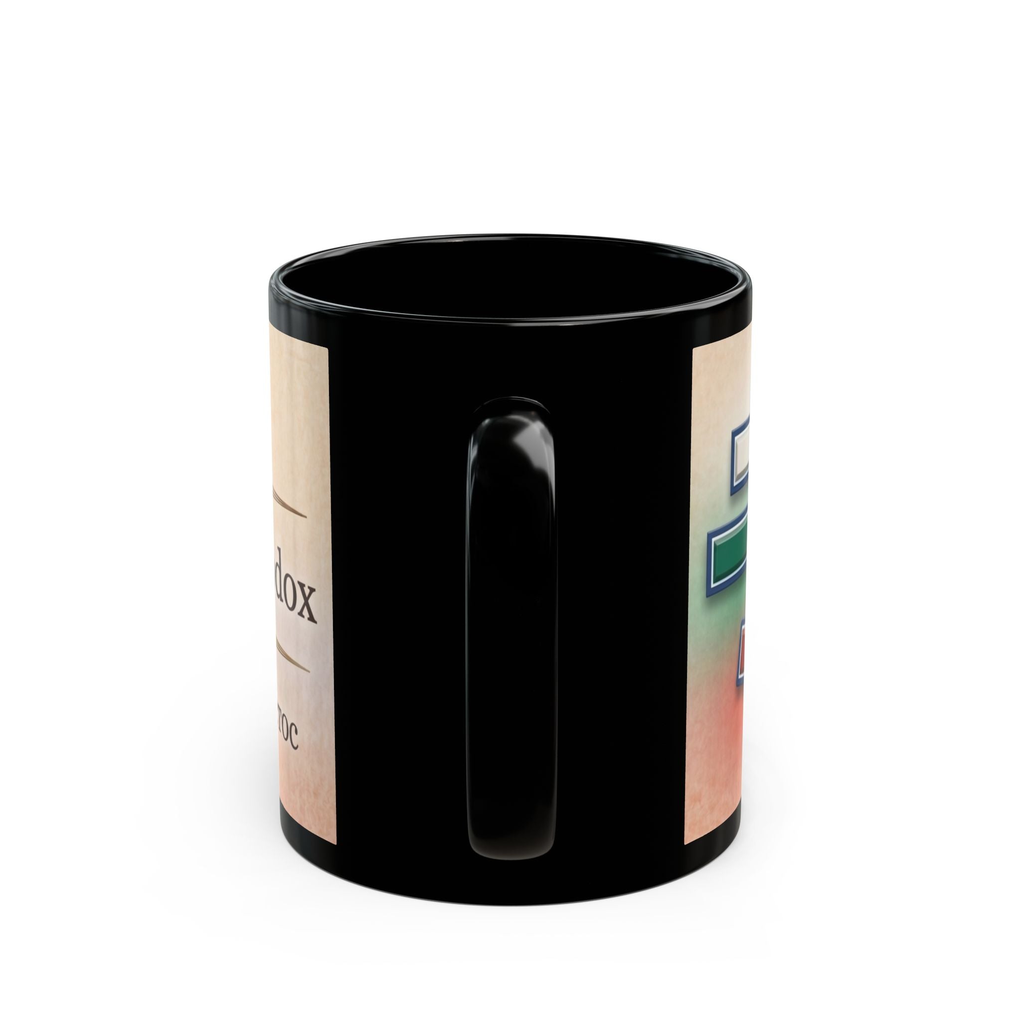 Bulgarian Orthodox Christian Black Coffee Mug — Orthodox Faith Gift