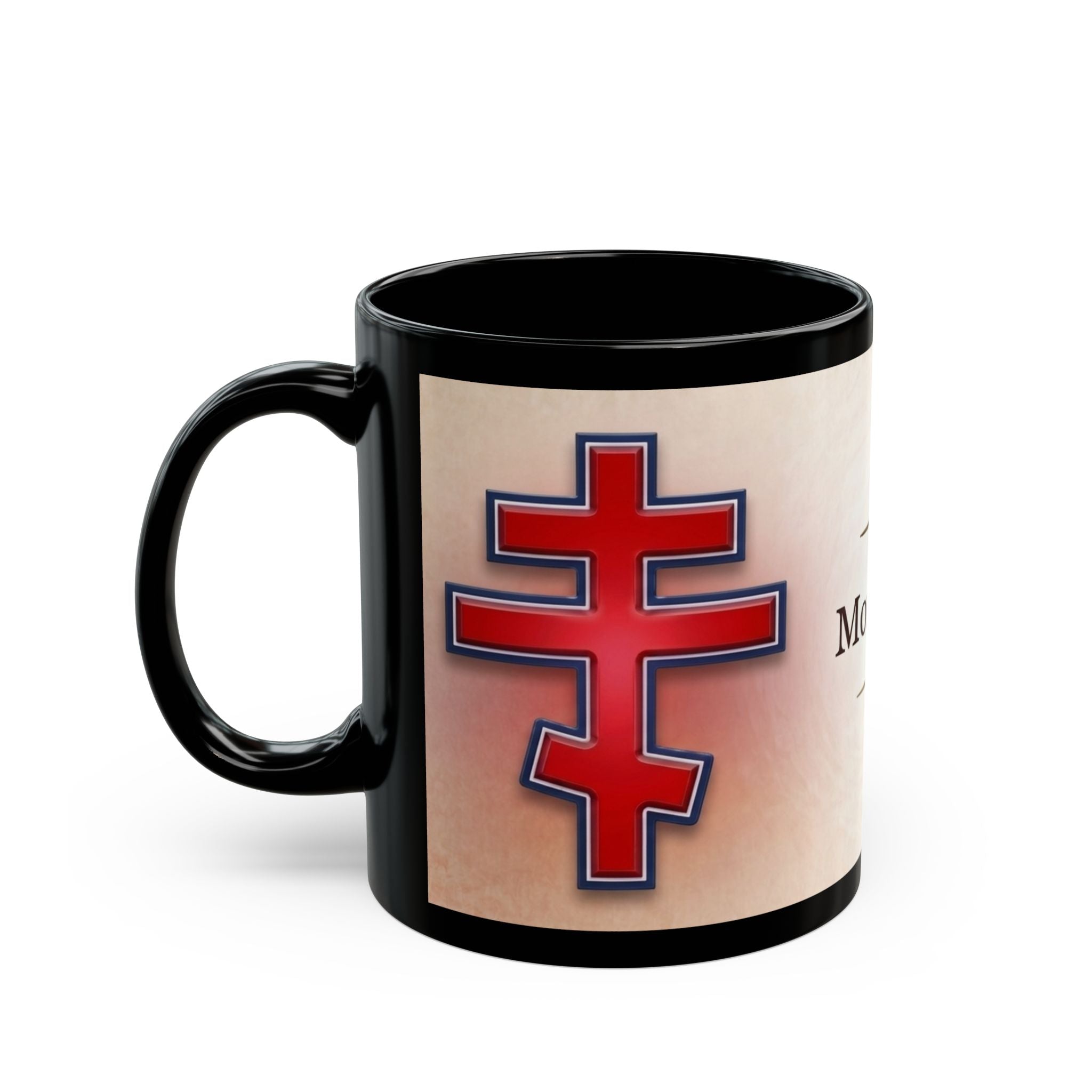 Montenegrin Orthodox Christian Black Coffee Mug — Orthodox Christian Gift