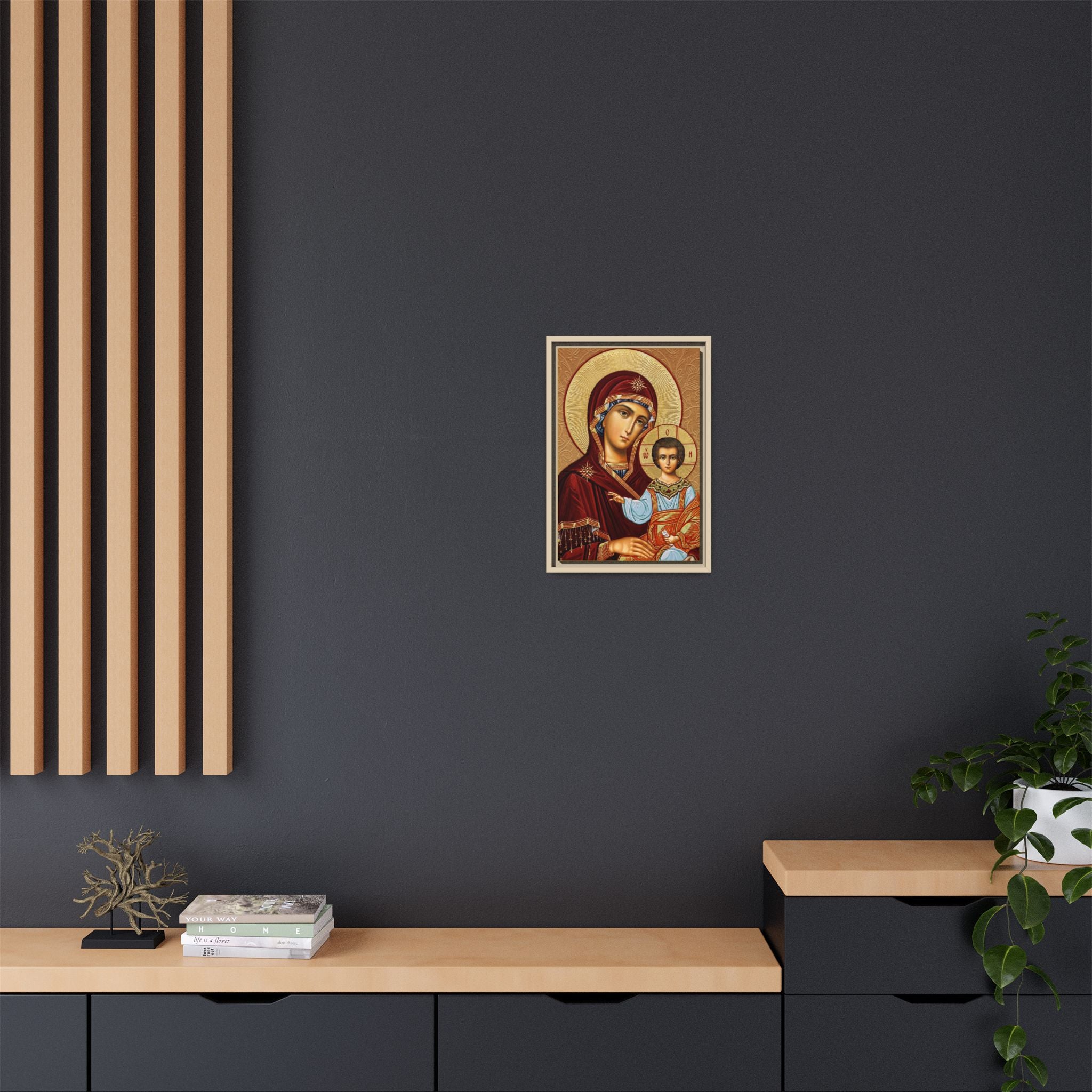 Theotokos of Kazan Framed Canvas Icon