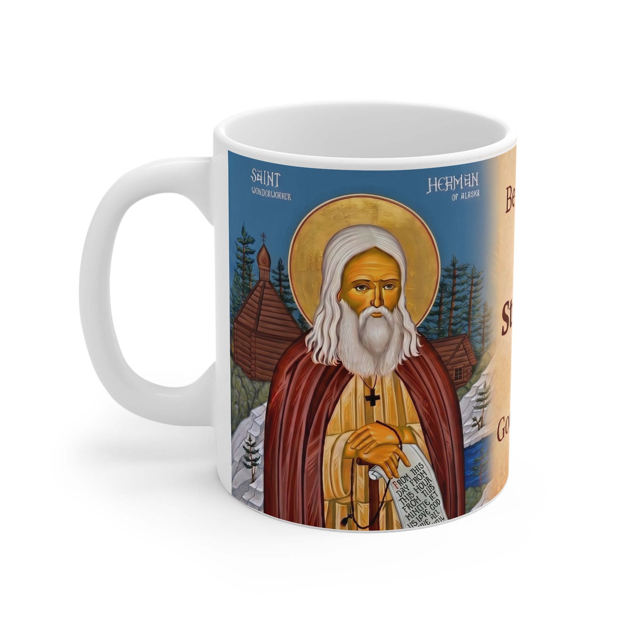 Saint Herman of Alaska Orthodox Christian Coffee Mug — Orthodox Christian Gift