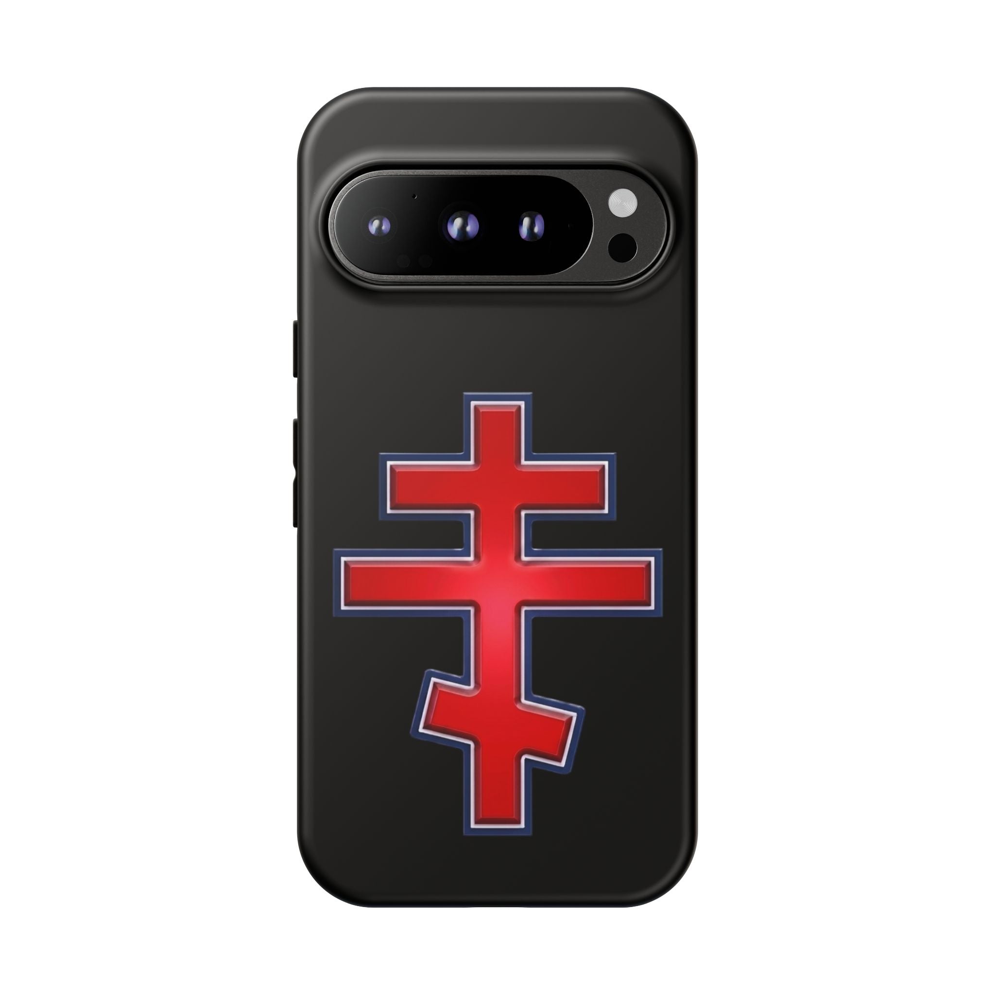 Montenegrin Orthodox Cross design on a matte phone case — additional view 2