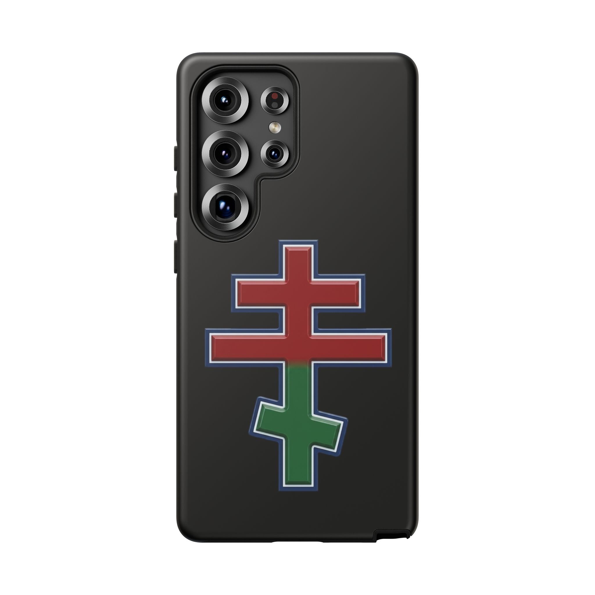Belarusian Orthodox Cross design on a matte phone case — additional view 3