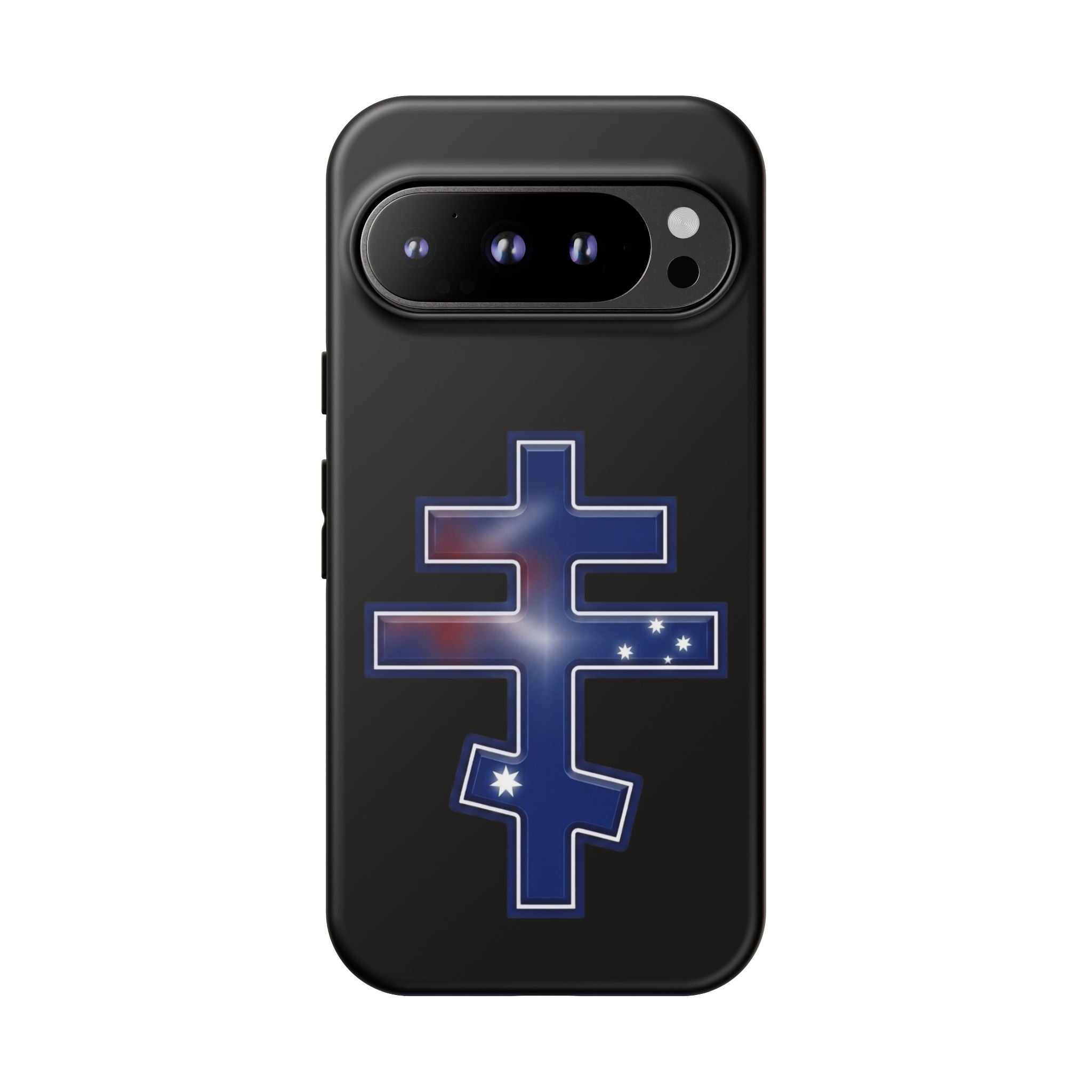 Australian Orthodox Cross design on a matte phone case — additional view 2