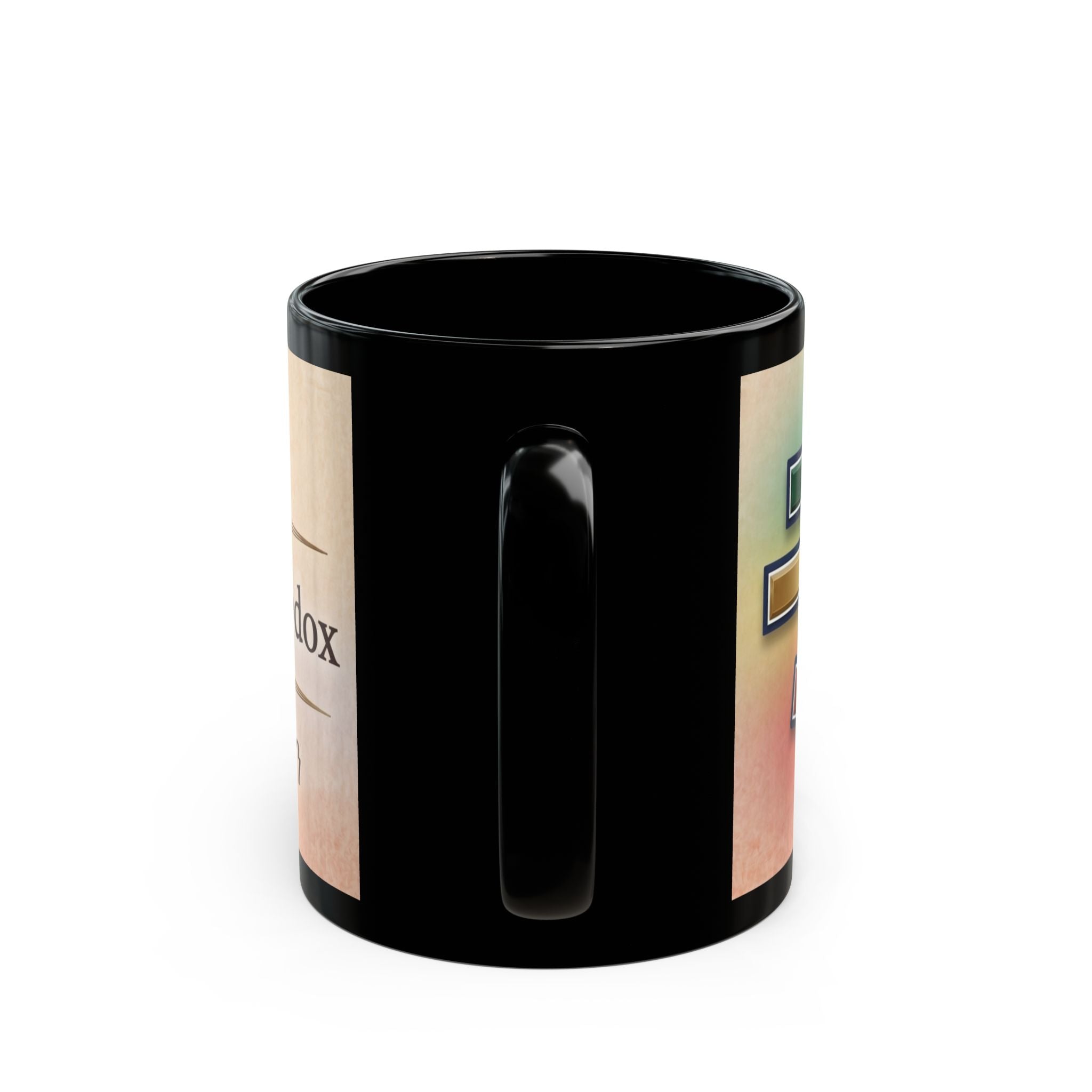 Ethiopian Orthodox Tewahedo Christian Black Coffee Mug — Orthodox Faith Gift