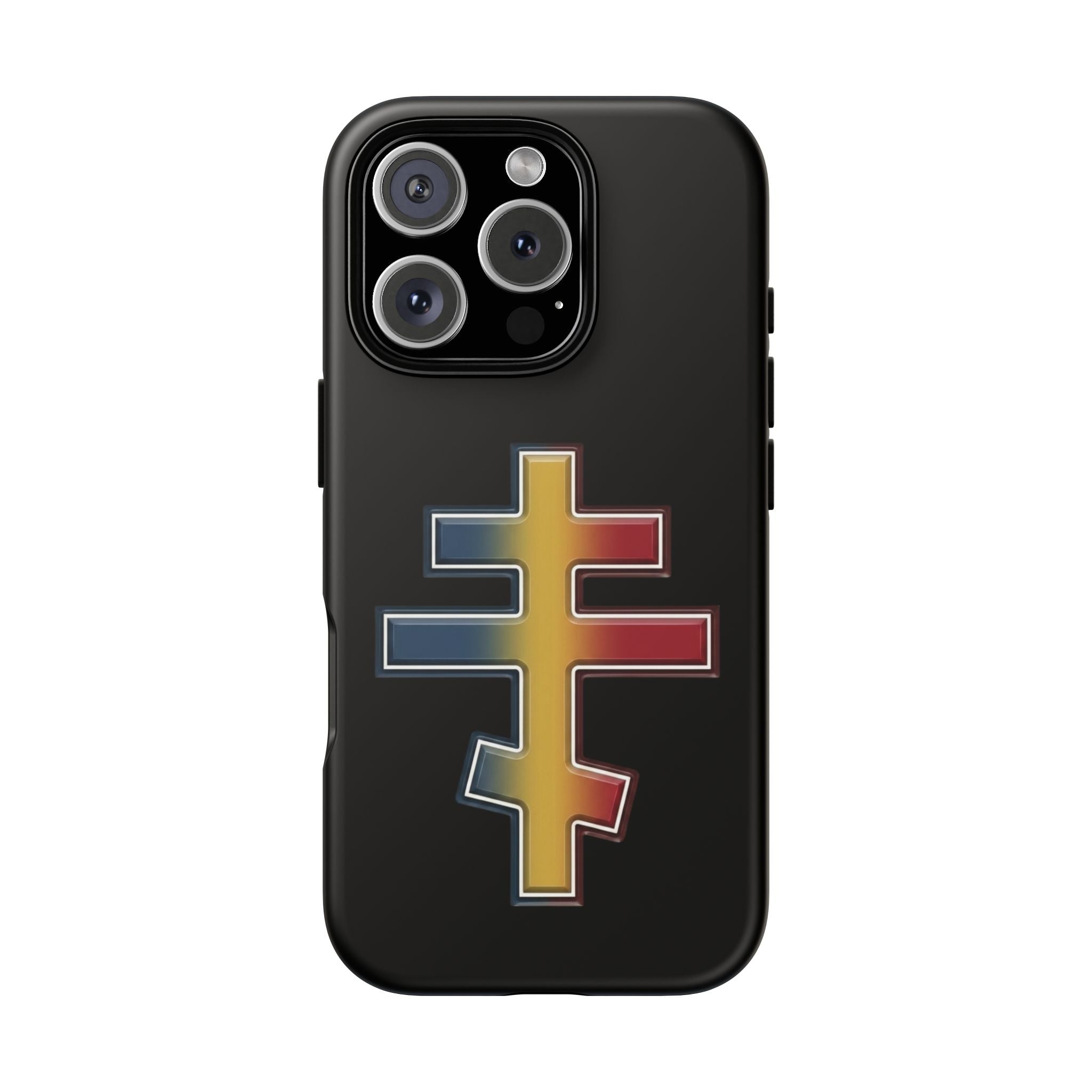 Moldovan Orthodox Cross design on a matte phone case