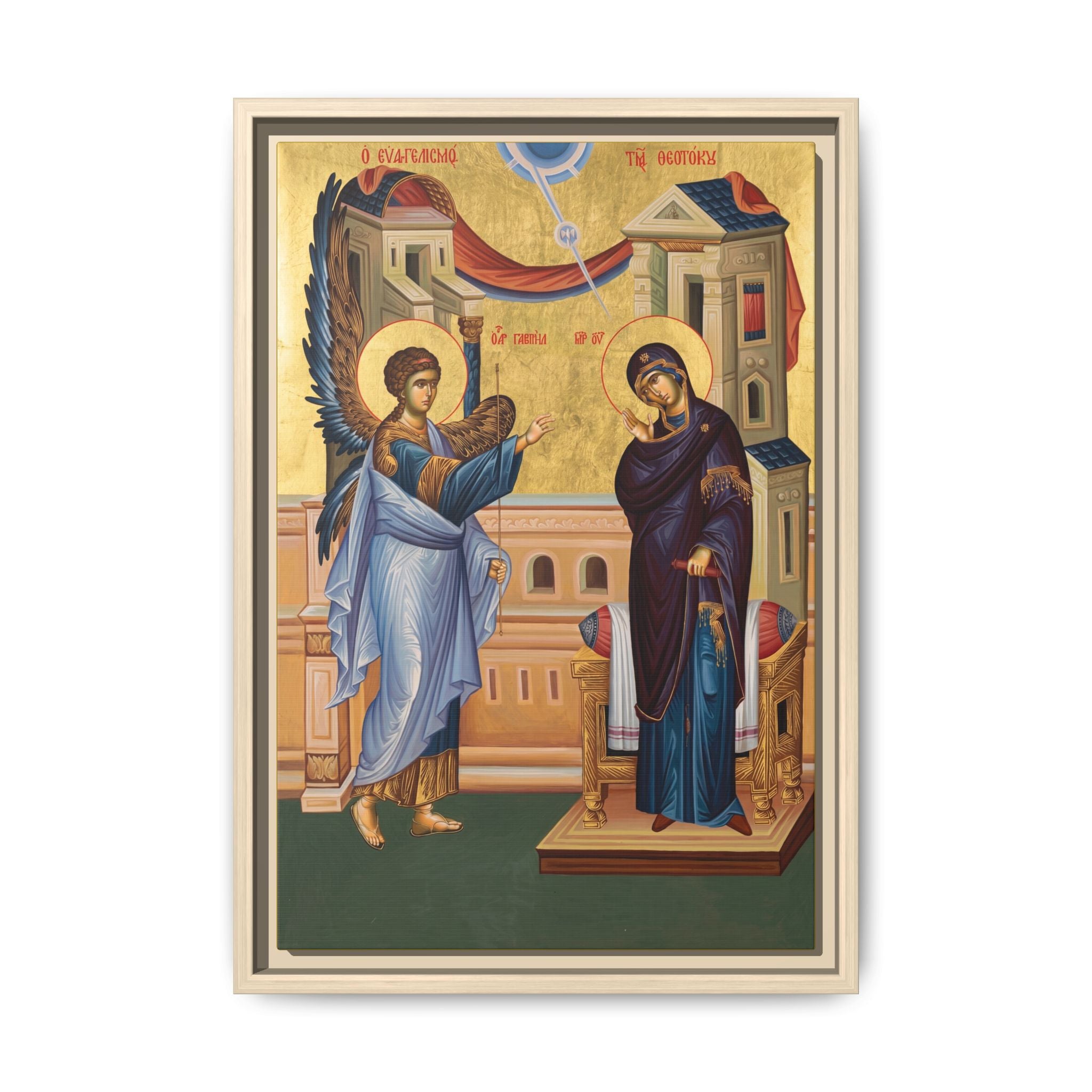 Annunciation Framed Canvas Icon