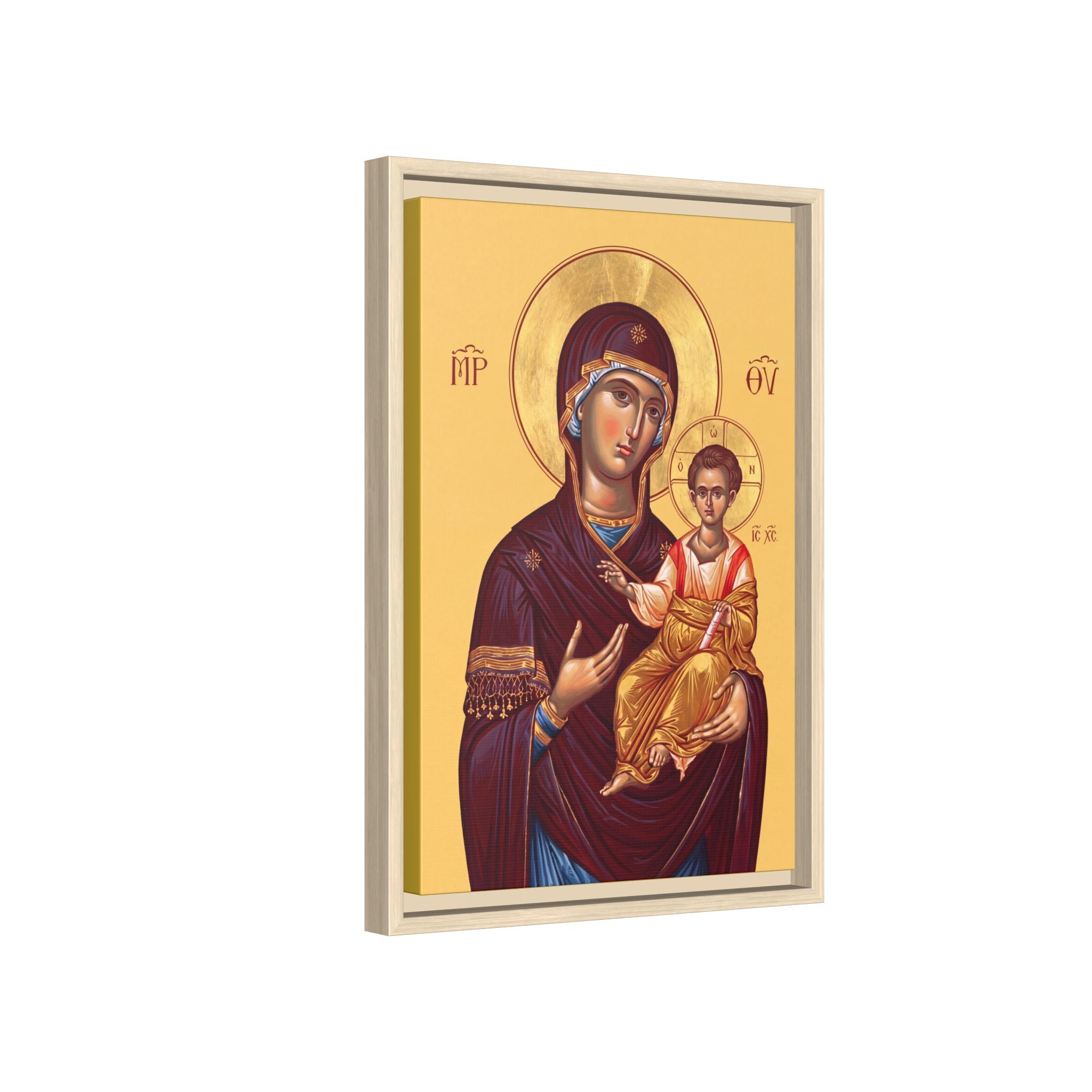 Theotokos Hodegetria Framed Canvas Icon