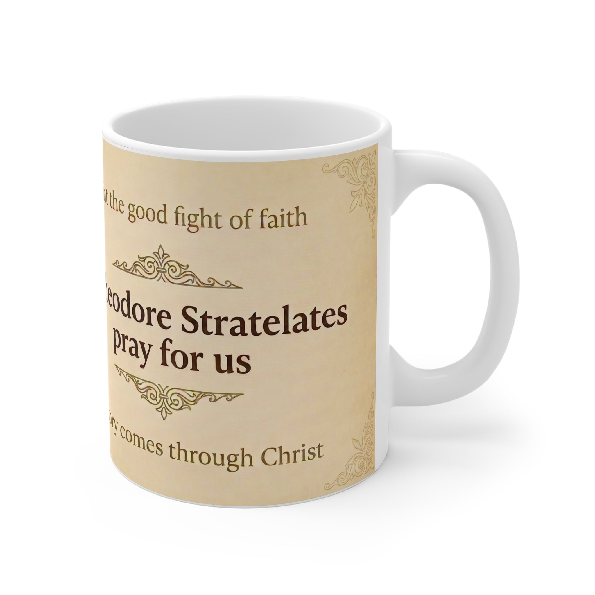 Saint Theodore Stratelates Orthodox Christian Coffee Mug — Orthodox Christian Mug
