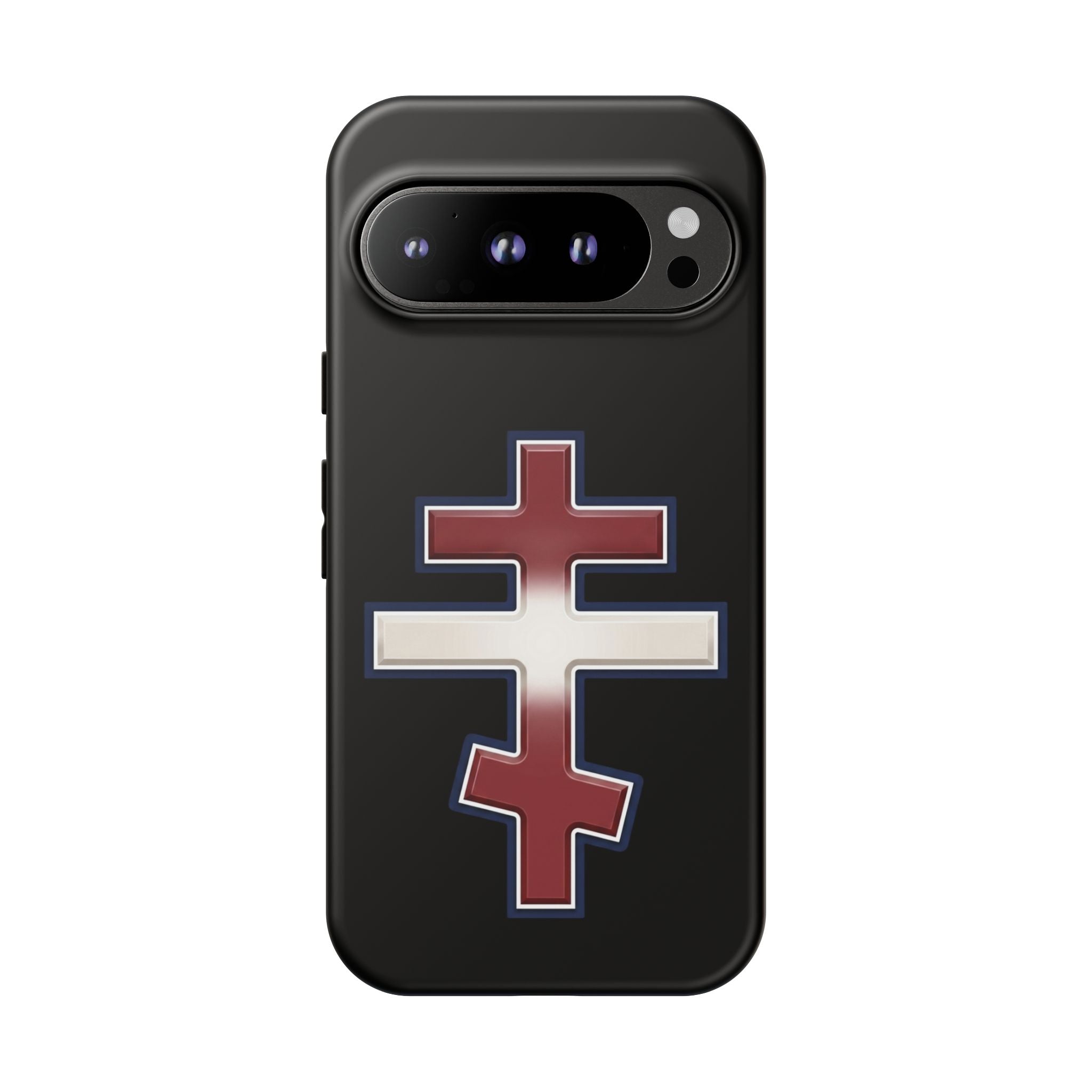 Latvian Orthodox Cross design on a matte phone case — additional view 2