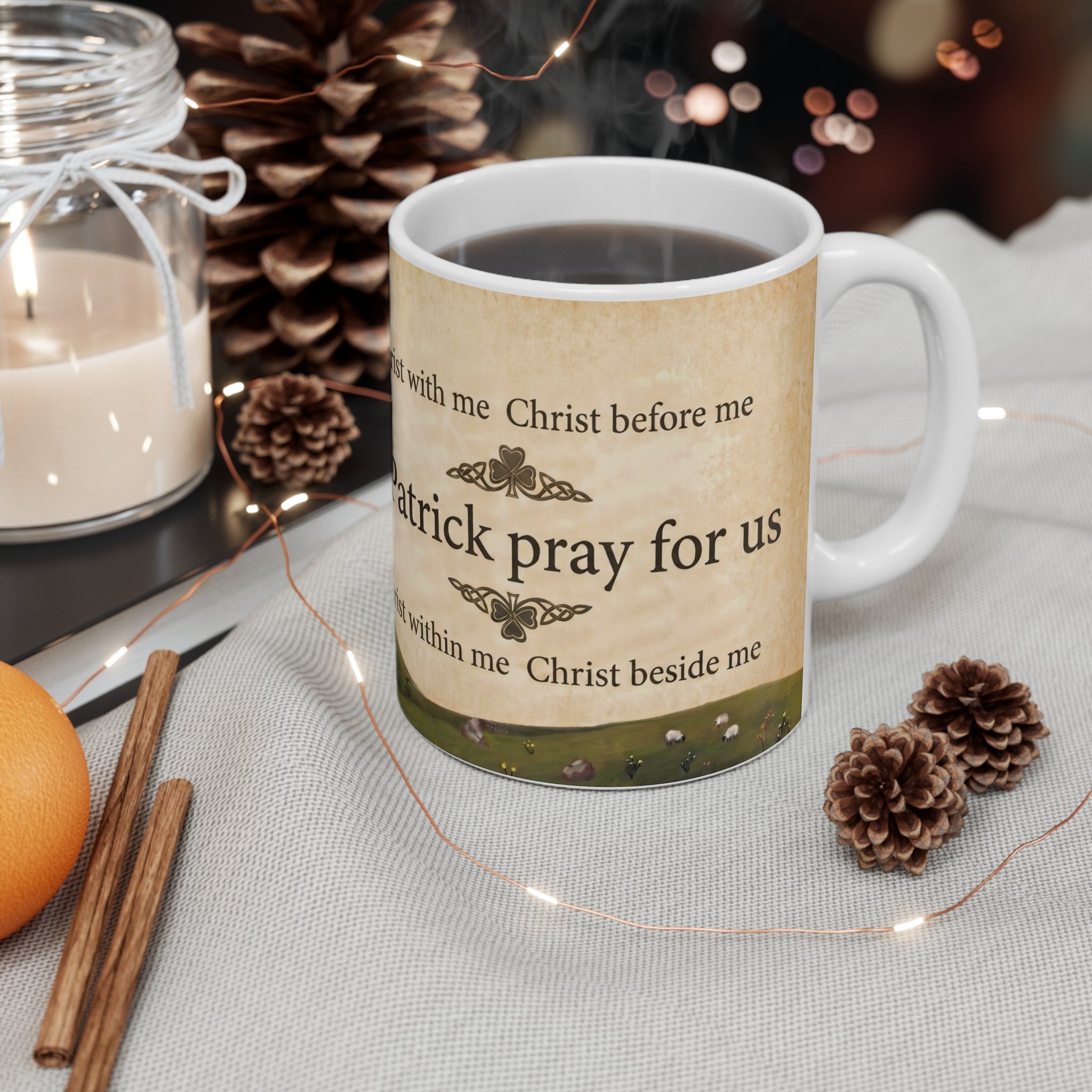 Saint Patrick of Ireland Orthodox Christian Coffee Mug — Orthodox Coffee Mug