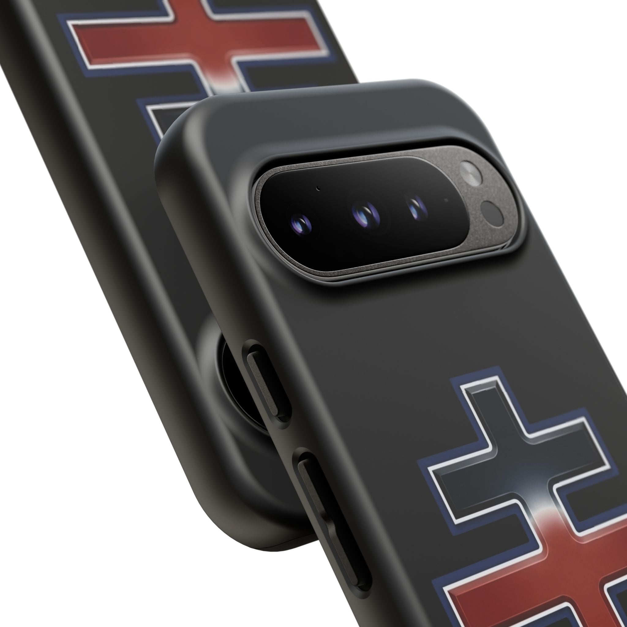 Kenyan Orthodox Cross design on a matte phone case — additional view 7