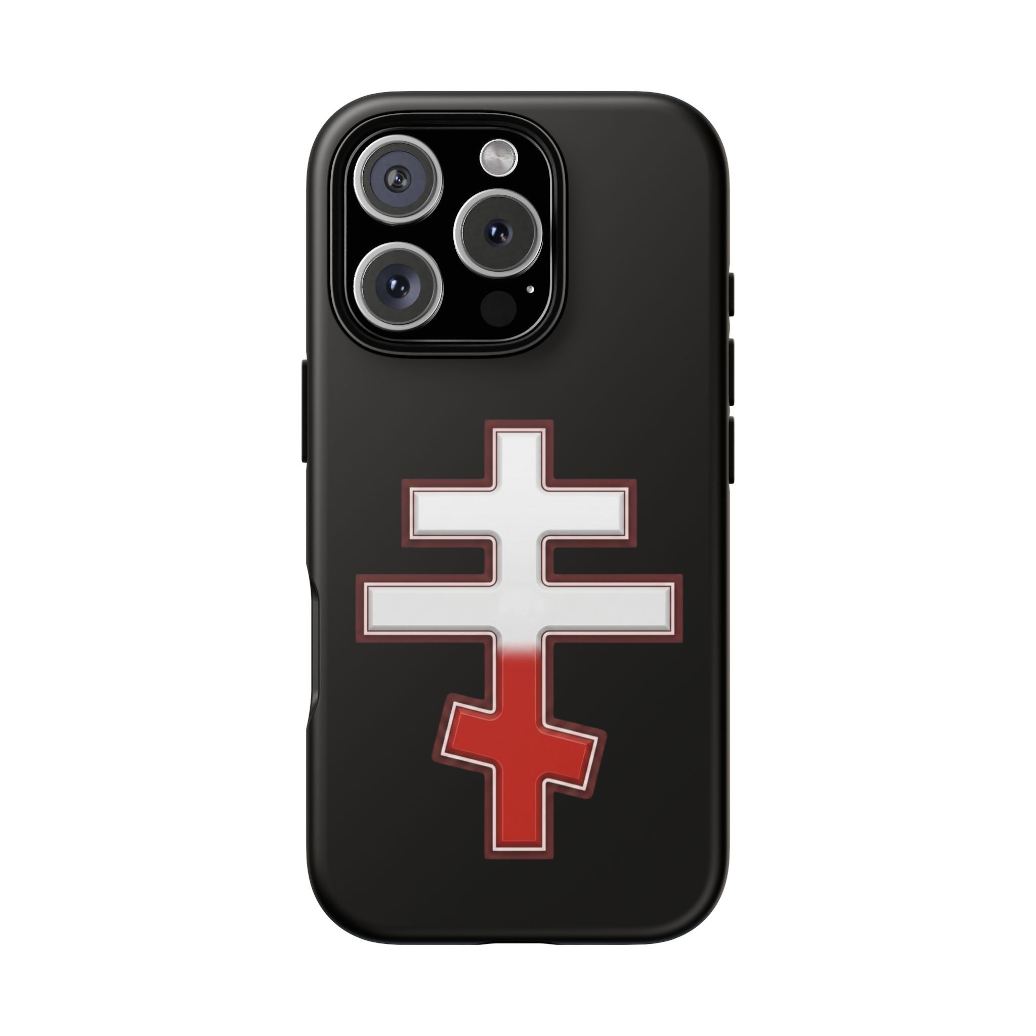 Polish Orthodox Cross design on a matte phone case