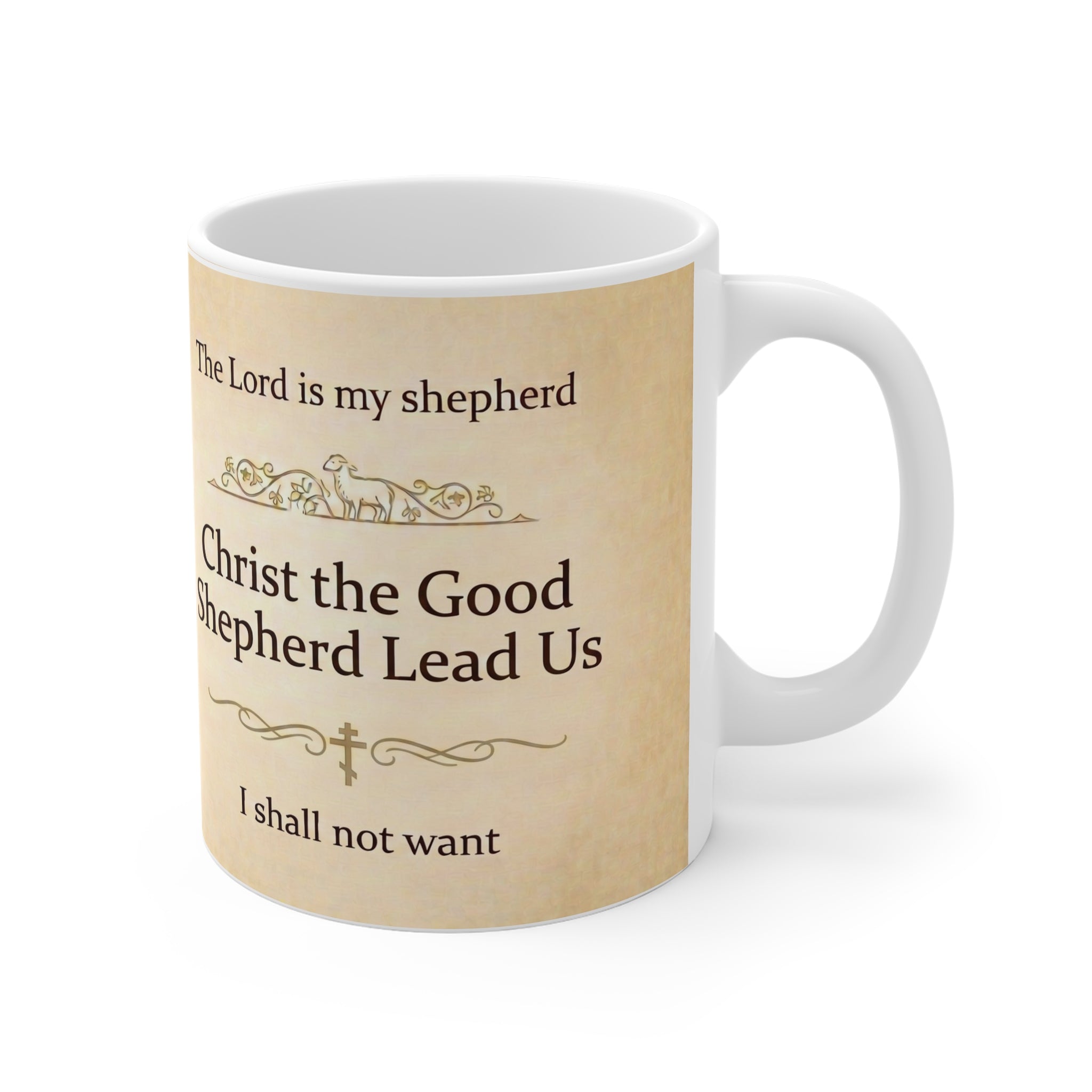 Christ the Good Shepherd Orthodox Christian Coffee Mug — Orthodox Christian Mug