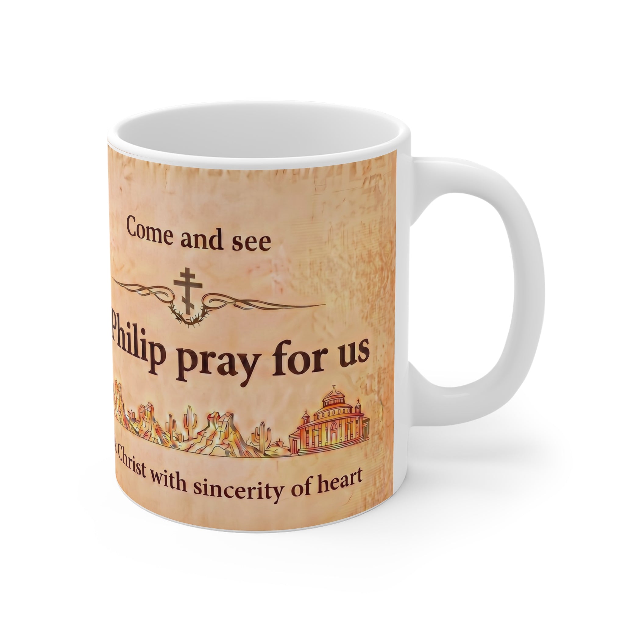 Saint Philip the Apostle Orthodox Christian Coffee Mug — Orthodox Christian Mug