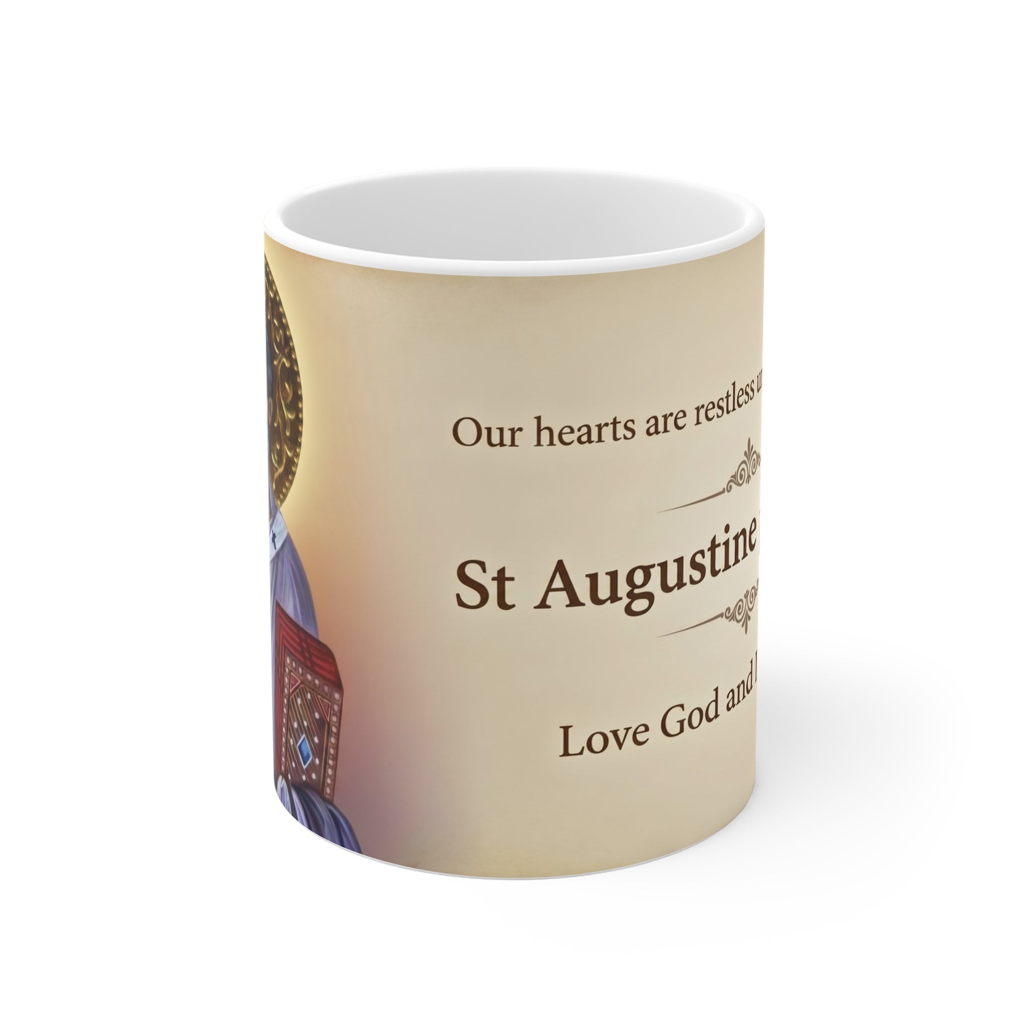 Saint Augustine of Hippo Orthodox Christian Coffee Mug — Orthodox Mug Gift